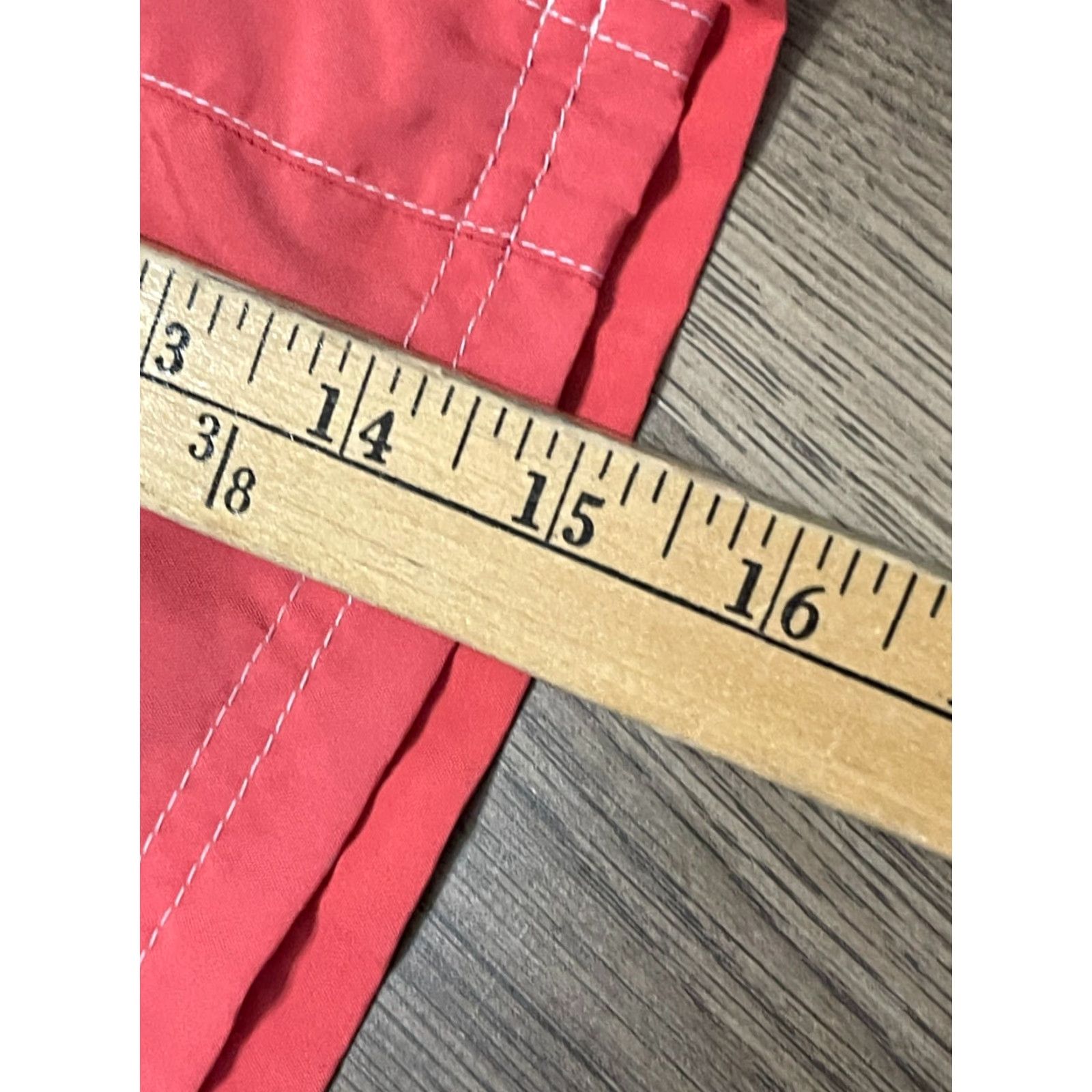 Nike Nike Shorts Women L Red Tie Waist Sweat Casual Size 36" / US 14 / IT 50 - 7 Thumbnail