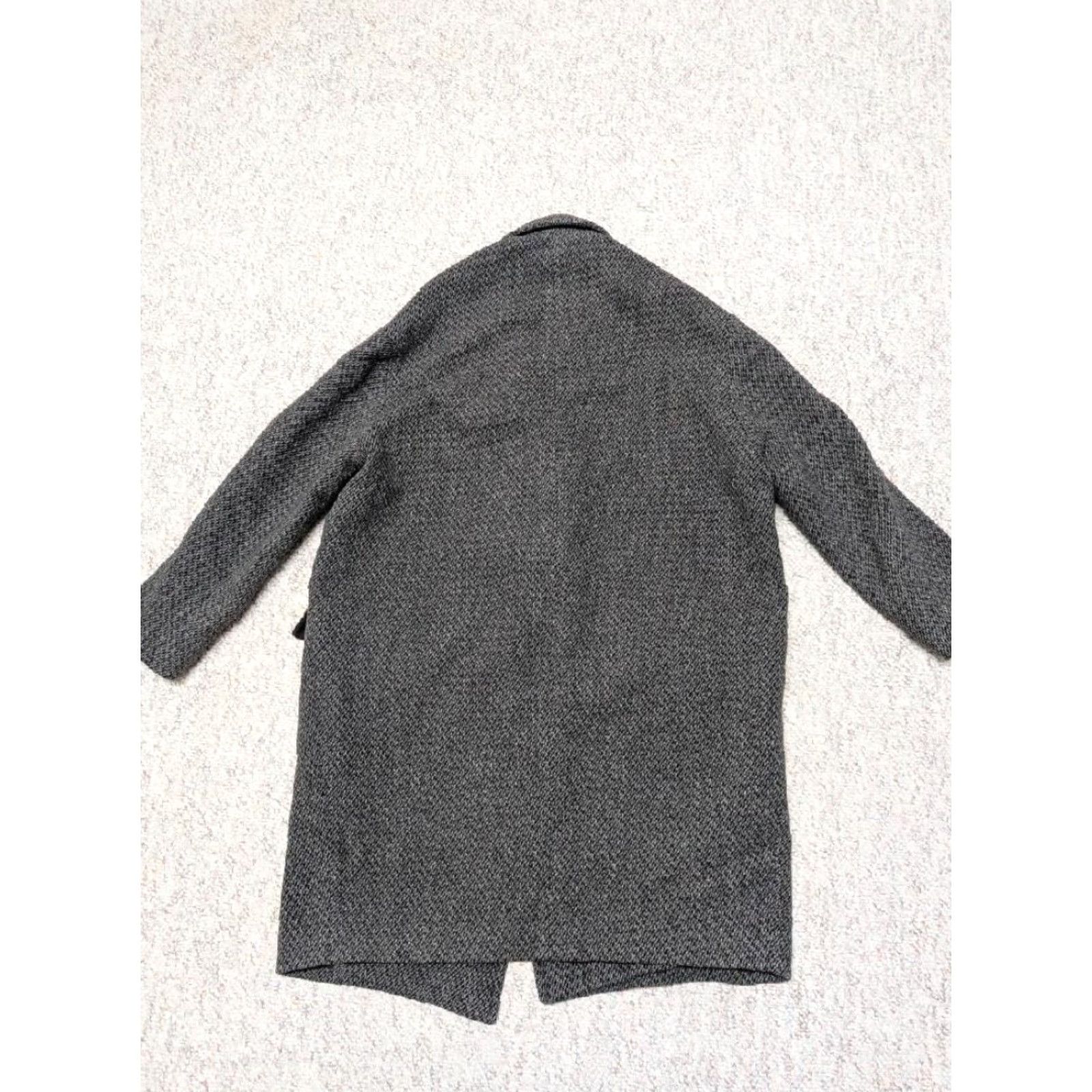 Allsaints VINTAGE All Saints wool blend ADA TECO overcoat XS gray tweed Size XS / US 0-2 / IT 36-38 - 2 Thumbnail