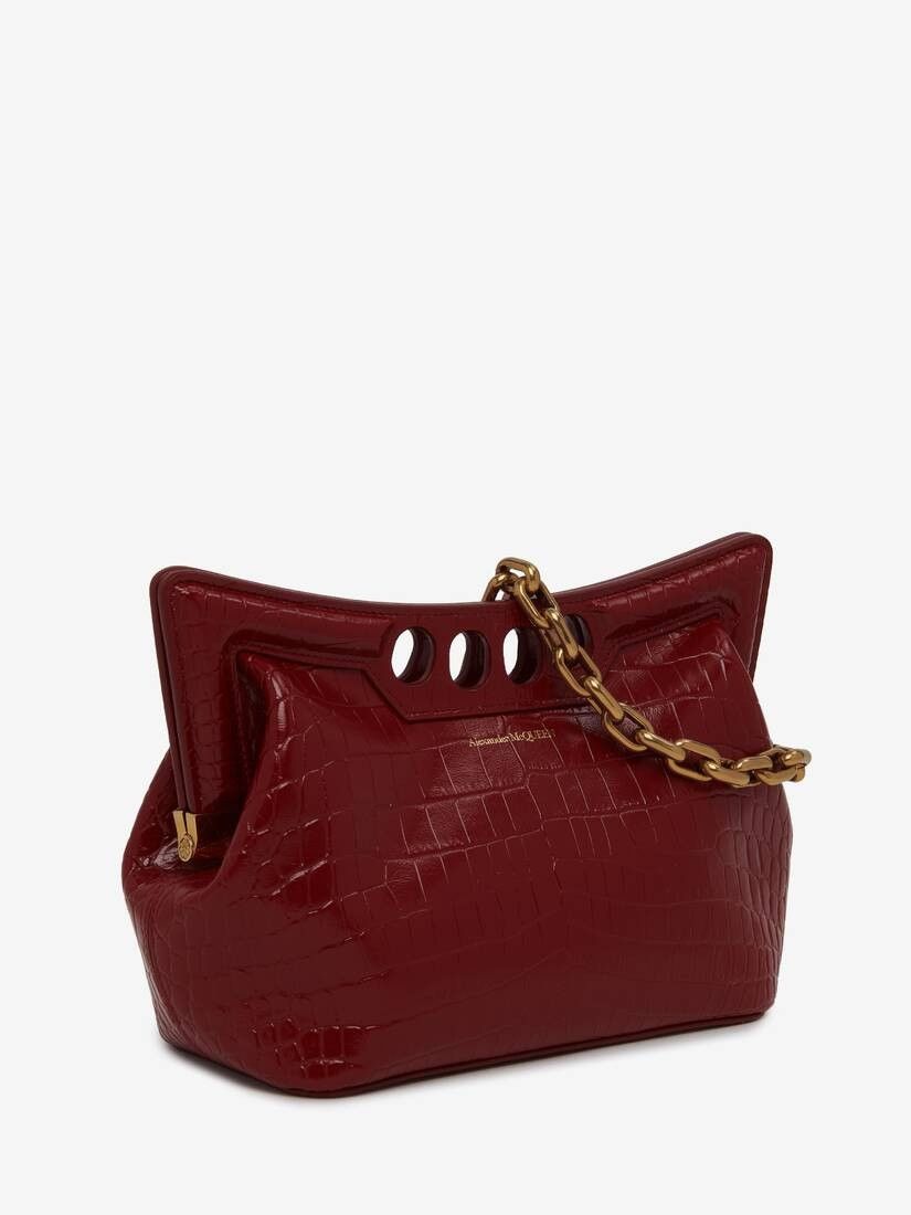 Alexander McQueen o1w1db10925 Size: OS/The Peak Bag Small in Dark Red Size ONE SIZE - 4 Thumbnail
