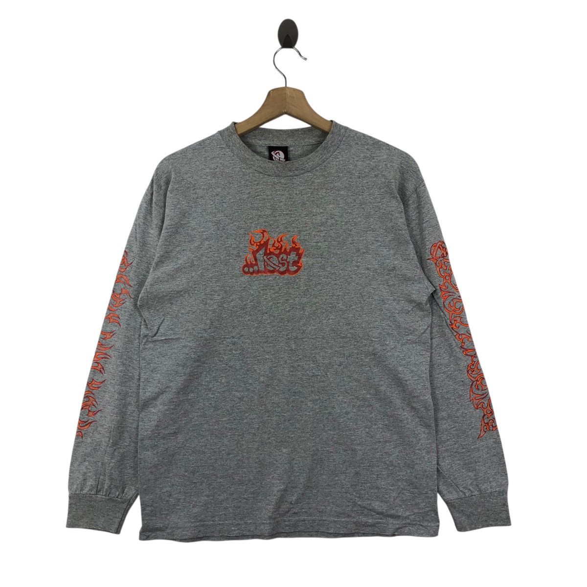 Lost Enterprises Vintage LOST ENTERPRISES Skateboard Long Sleeve Flame Logo Size US M / EU 48-50 / 2 - 1 Thumbnail