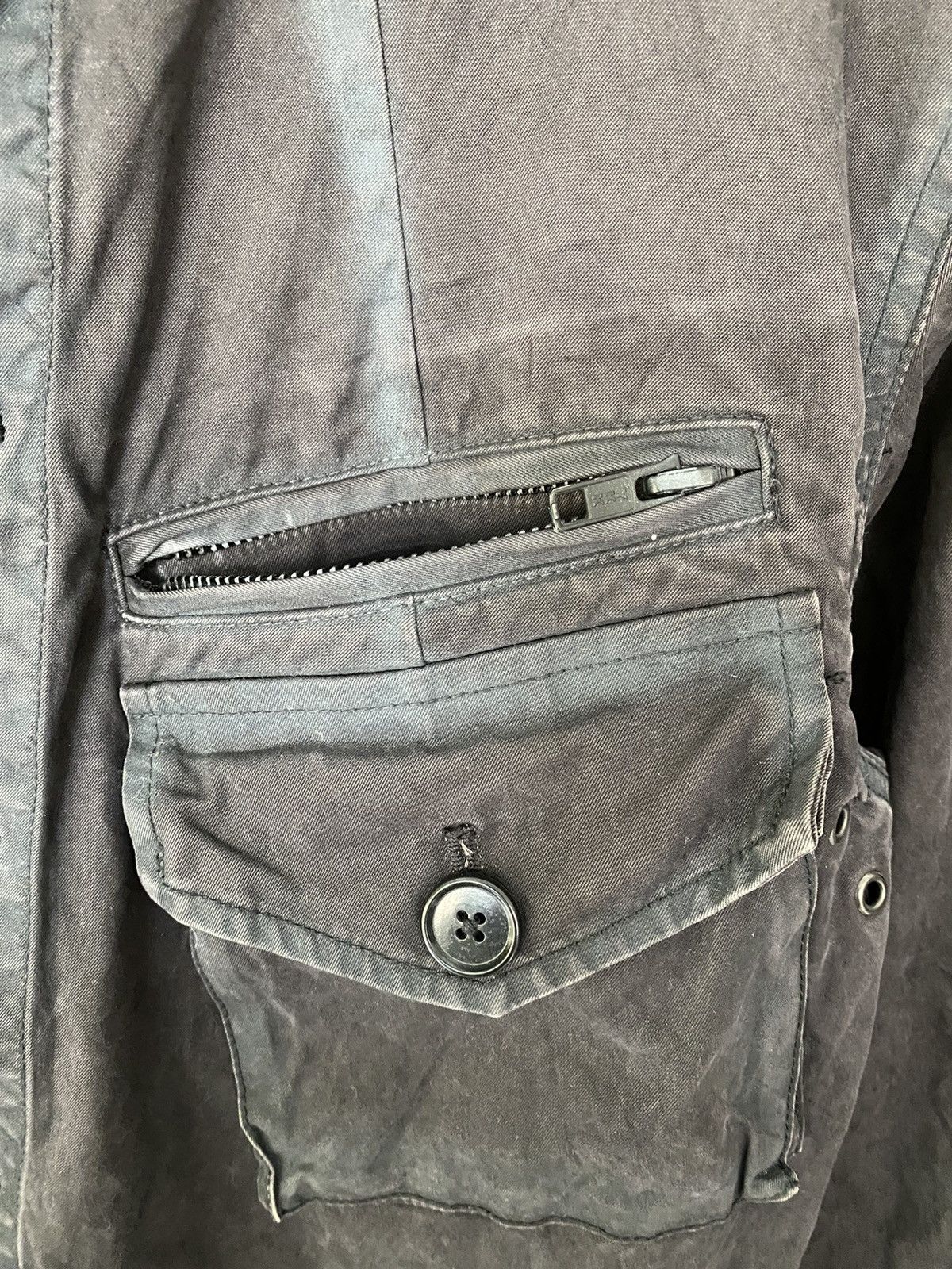 Katharine Hamnett London Vtg Katharine Hamnett Wax wash Multipocket jacket Size US S / EU 44-46 / 1 - 11 Thumbnail