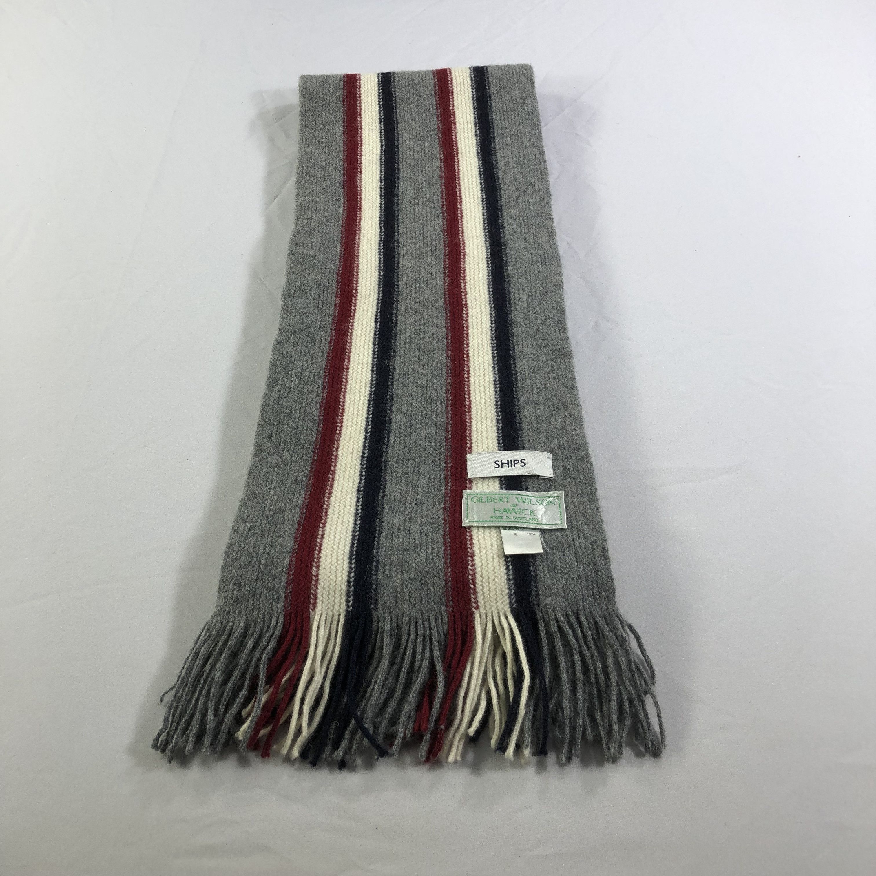 SHIPS Ships Knit Wool Scarf Muffler V1496 Size ONE SIZE - 2 Thumbnail