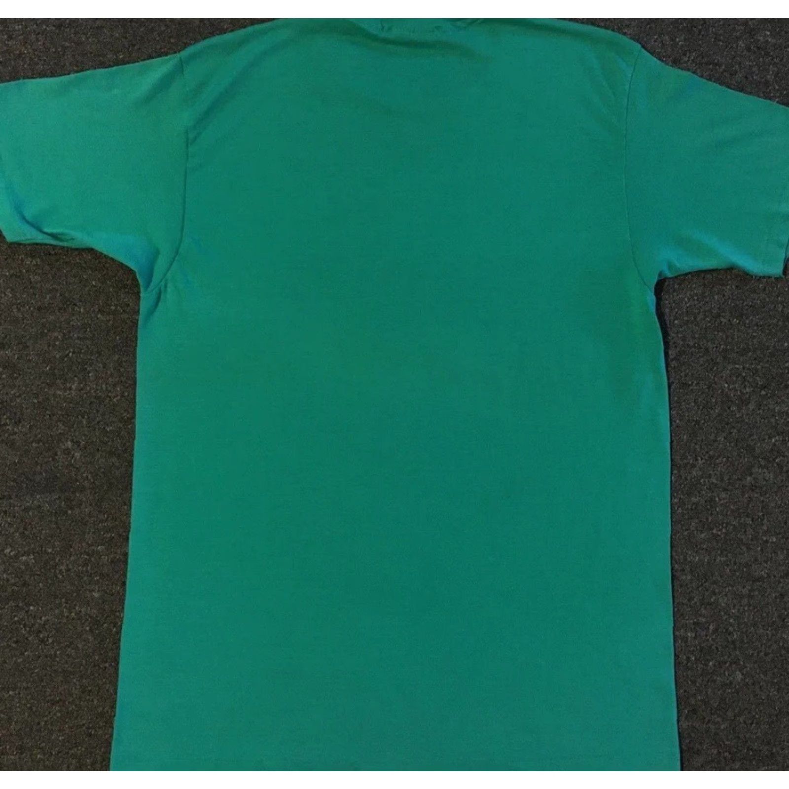 Vintage VINTAGE 80s 90s Graphic Tee Shirt Mens M Green Funny Saying Grunge Surf Skate USA Size US M / EU 48-50 / 2 - 7 Thumbnail
