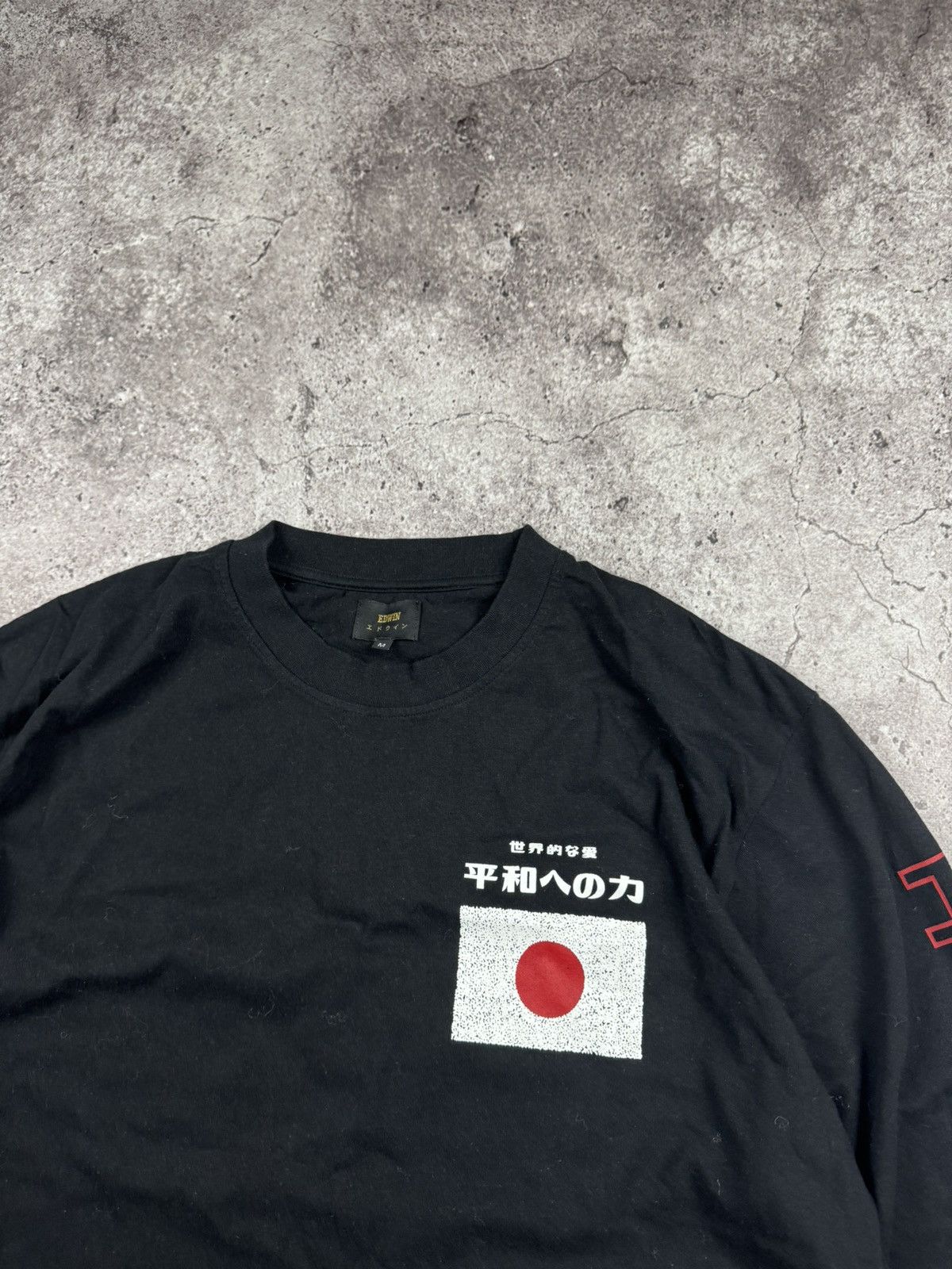 Edwin VINTAGE EDWIN JAPANEESE RARE BIG LOGO ARCHIVE LONG SLEEVE Size US M / EU 48-50 / 2 - 3 Thumbnail