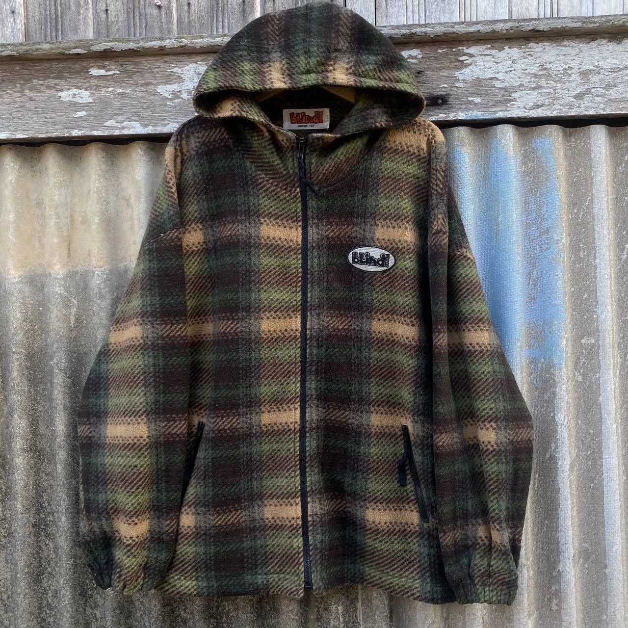 Vintage Vintage Blind Skate Fleece Zipper hoodies Size US XL / EU 56 / 4 - 1 Thumbnail