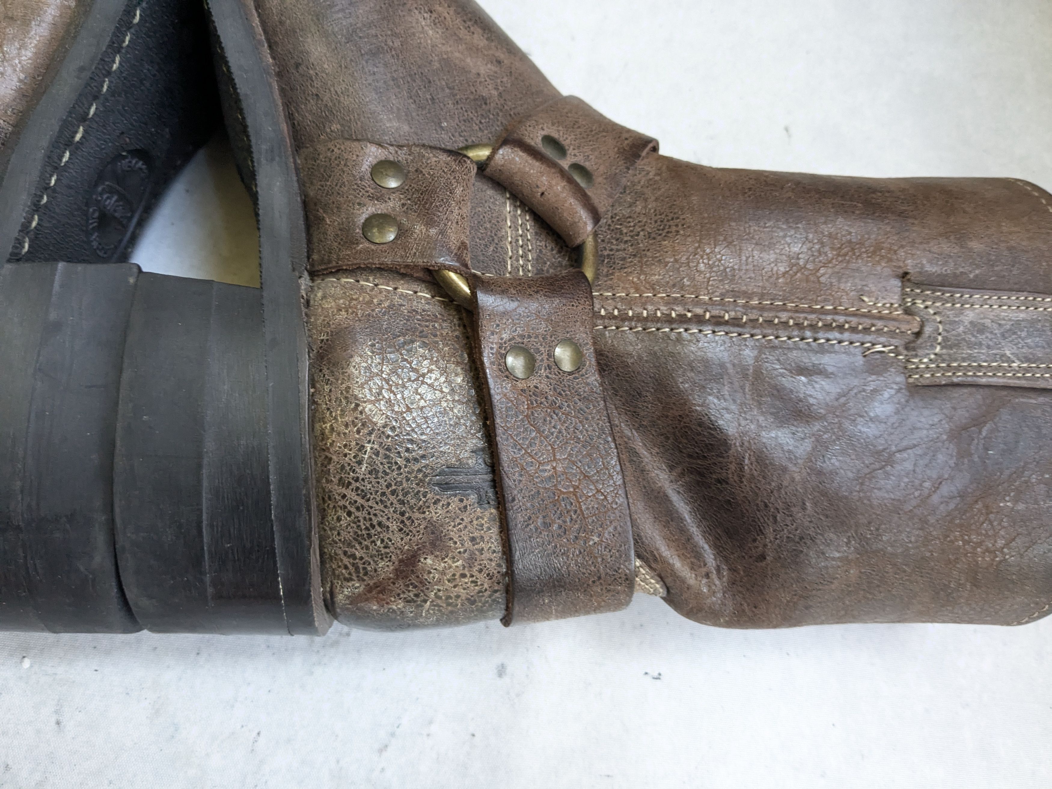 Frye Frye Harness Boots Brown 9.5 M Leather Size US 9.5 / EU 42-43 - 11 Thumbnail