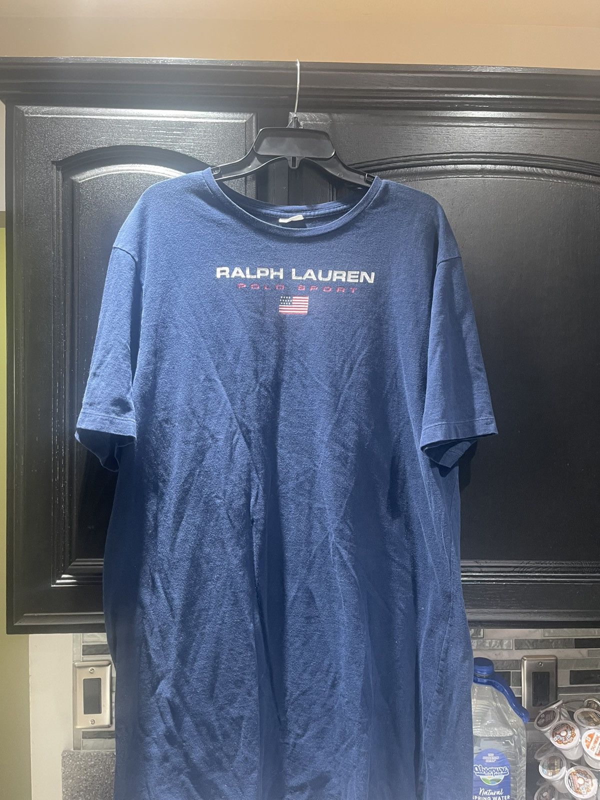 Ralph Lauren Vintage Polo Sport Ralph Lauren USA American Flag T-Shirt Size US XL / EU 56 / 4 - 1 Thumbnail