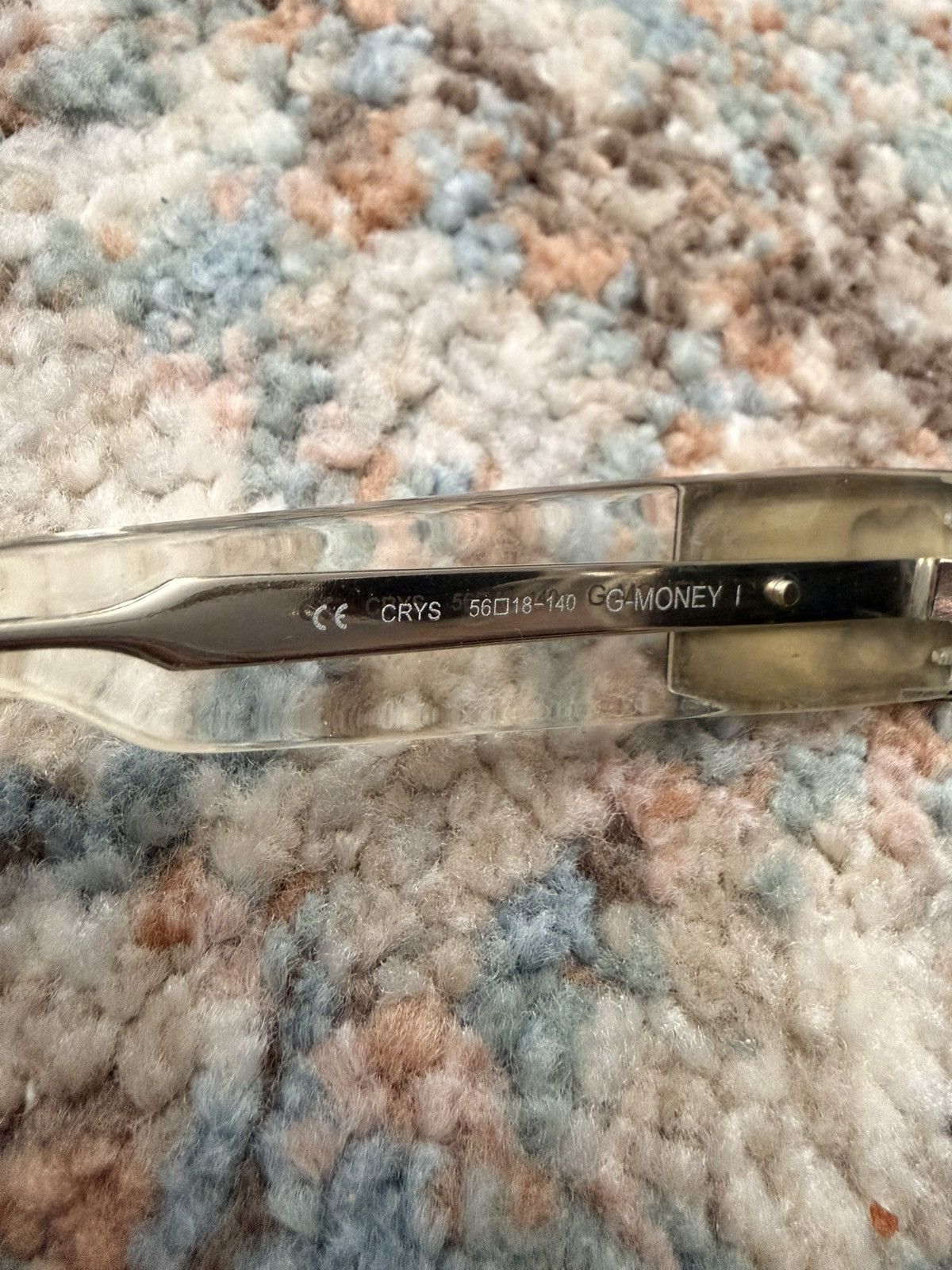 Chrome Hearts Chrome Hearts G-Money I Flerknee Rainbow Patina Sunglasses Size ONE SIZE - 18 Thumbnail