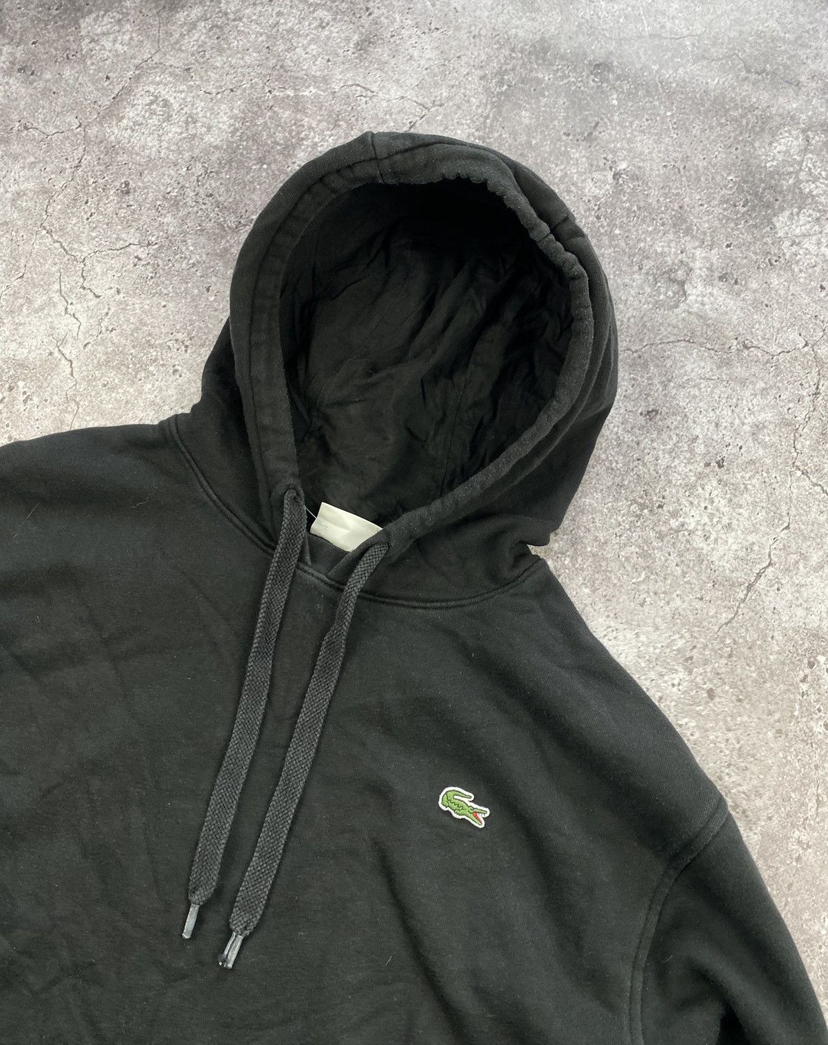 Lacoste × Vintage Zip Hoodie Lacoste baggy Vintage Faded Y2k Style Luxury Size US XL / EU 56 / 4 - 2 Thumbnail