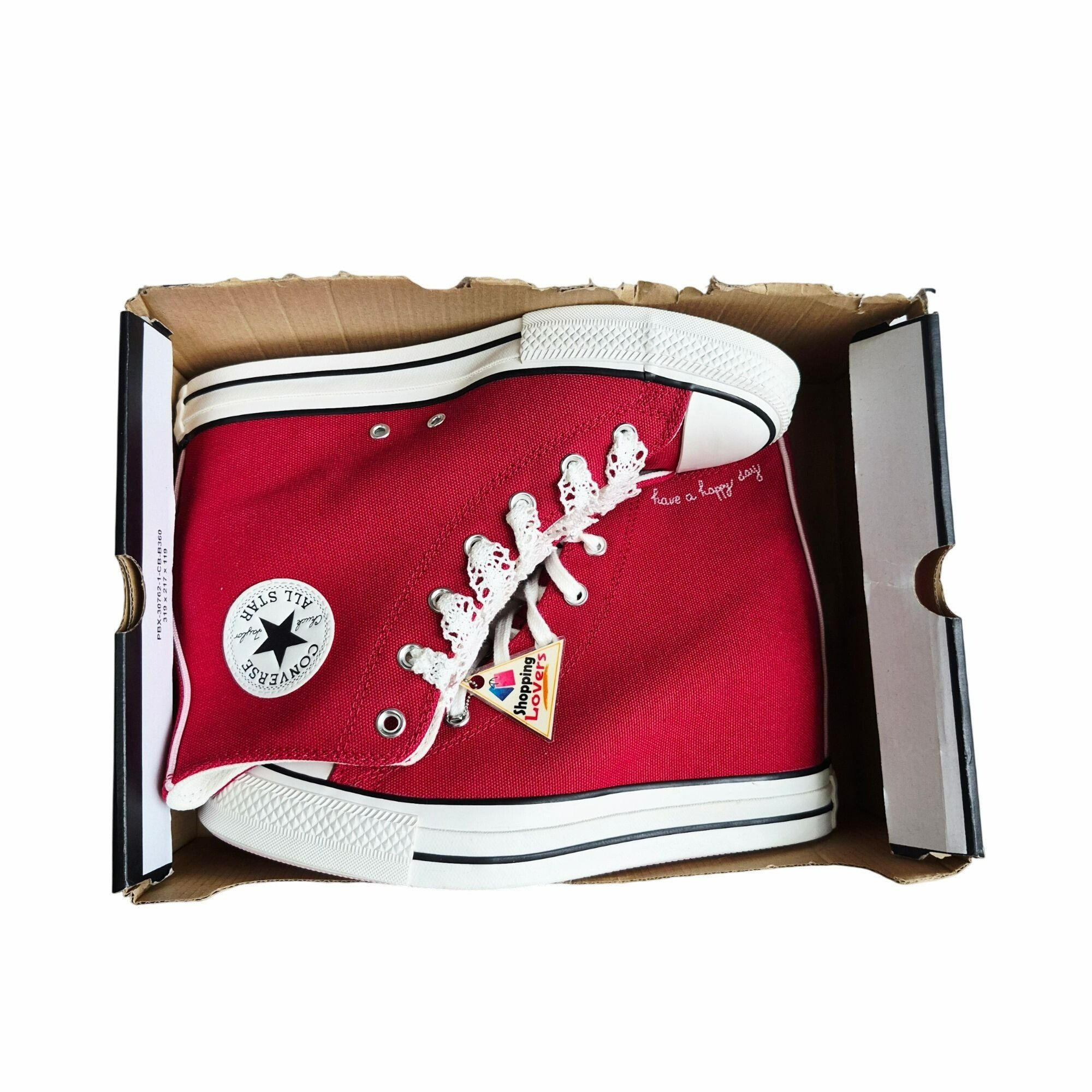 Converse ⭐Converse Chuck Wedge Platform Crochet Laces Hi Sz10.5 Women Size US 10.5 / IT 40.5 - 7 Thumbnail