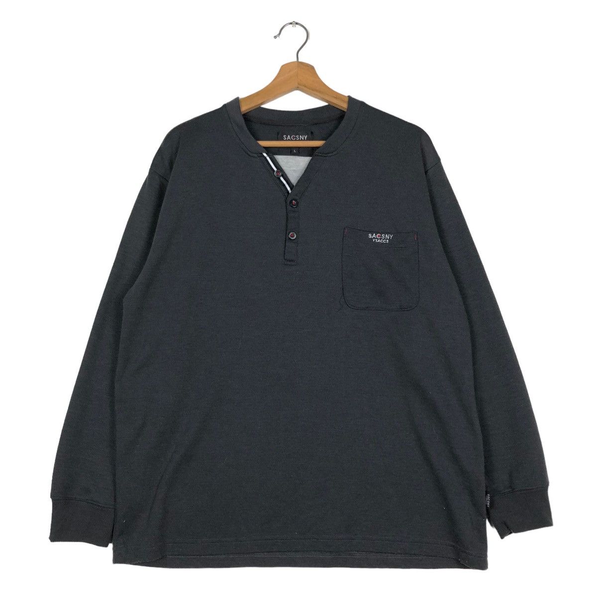 Japanese Brand 🔥VINTAGE LONG SLEEVE SWEATSHIRT SACSNY Y’SACCS JAPAN Size US L / EU 52-54 / 3 - 1 Thumbnail