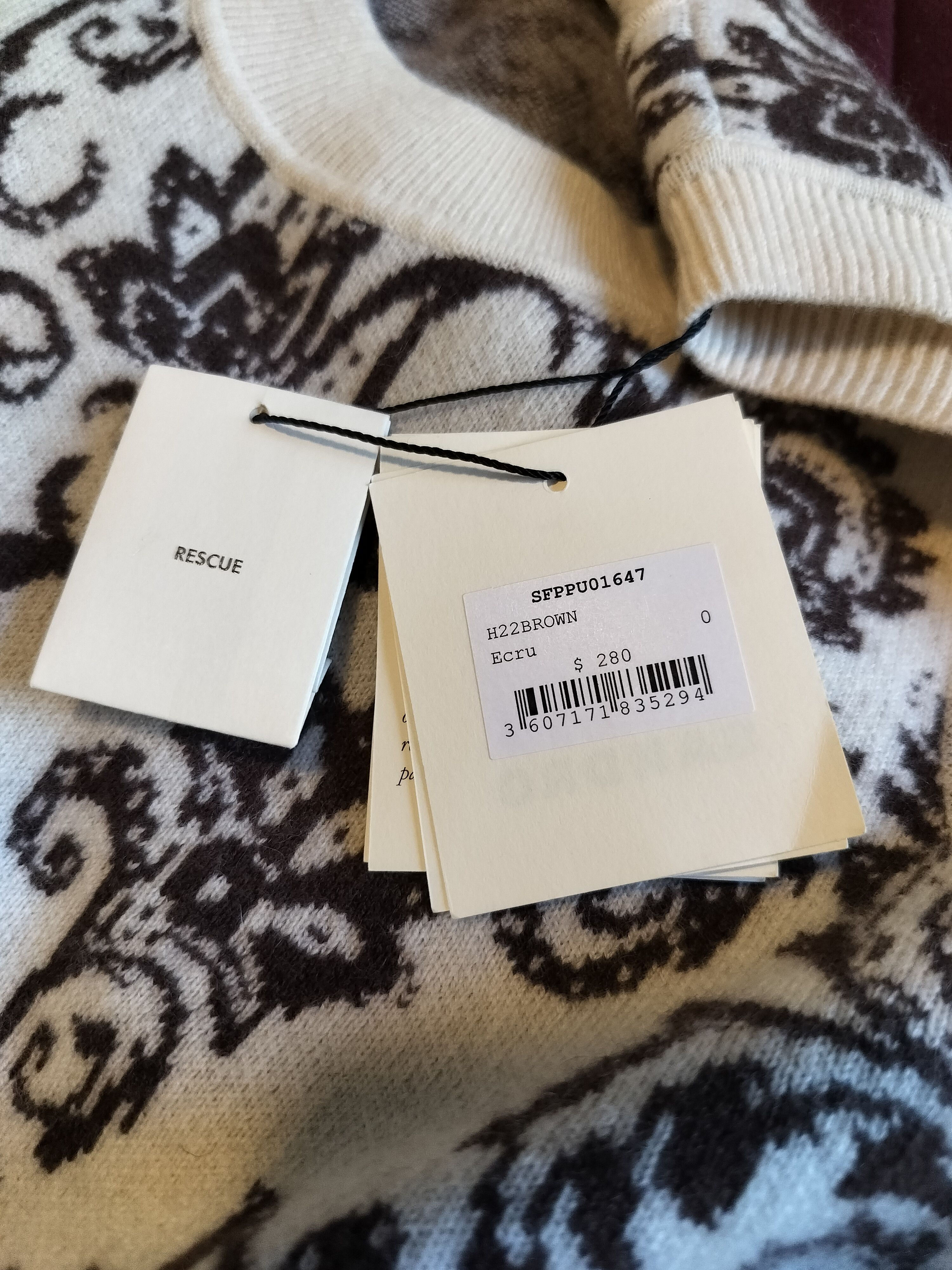 Sandro Sandro, New With Tags, Wool Chasmire Knit Top Size XS / US 0-2 / IT 36-38 - 3 Thumbnail