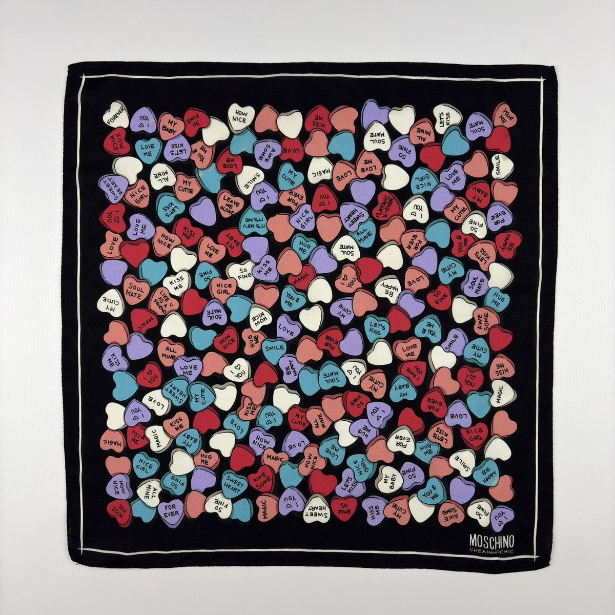 Moschino MOSCHINO Cheap And Chic Silk Scarf Size ONE SIZE - 1 Thumbnail