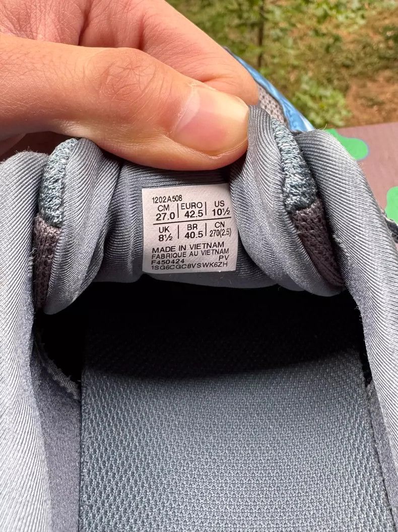 Kiko Kostadinov KIKO KOSTADINOV Asics GEL-FLAMMAE Blue Grey Silver Sports Size US 9.5 / EU 42-43 - 4 Thumbnail