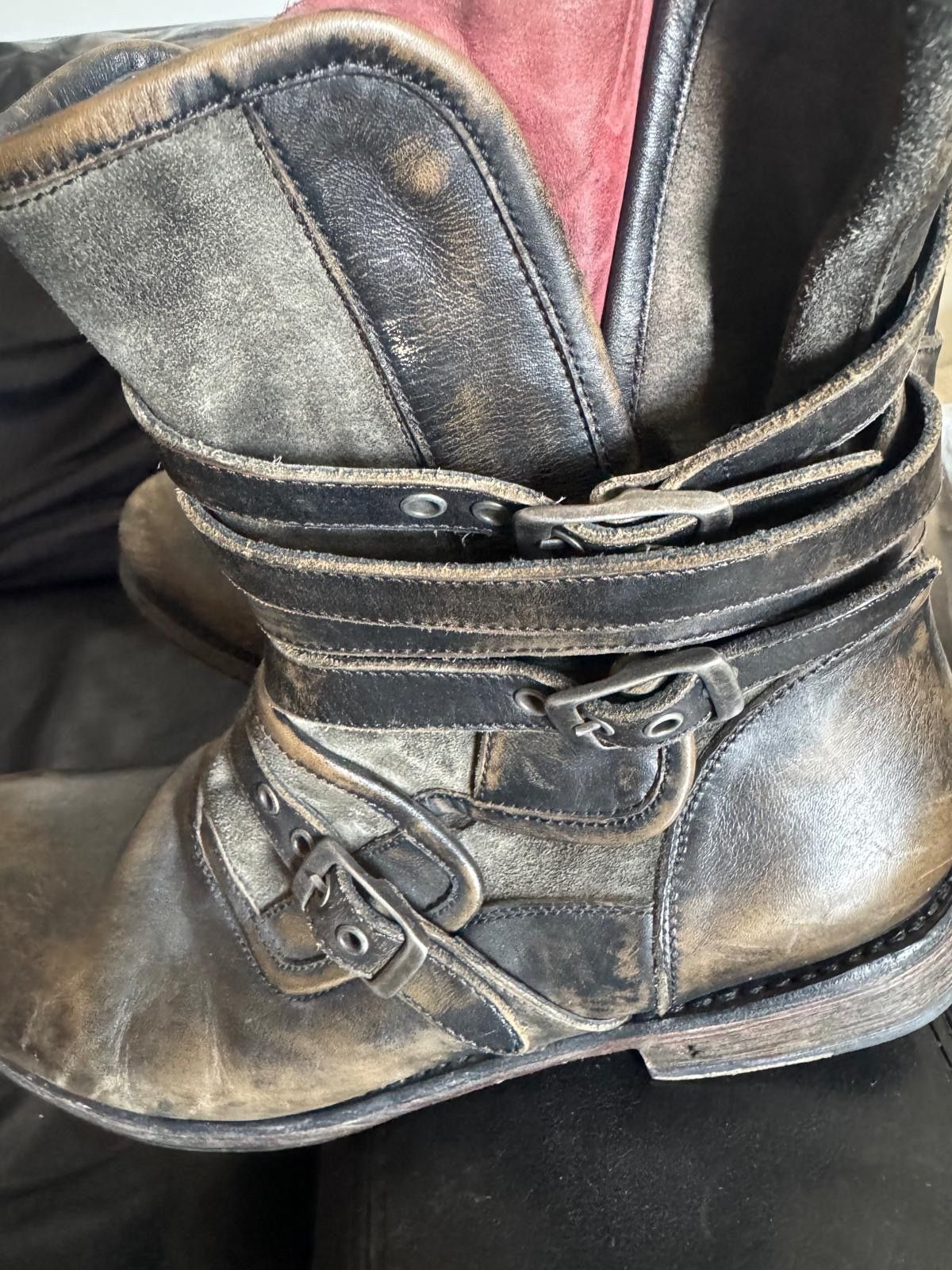 John Varvatos John Varvatos Collection Engineer Triple Buckle Boot Size US 9 / EU 42 - 5 Thumbnail