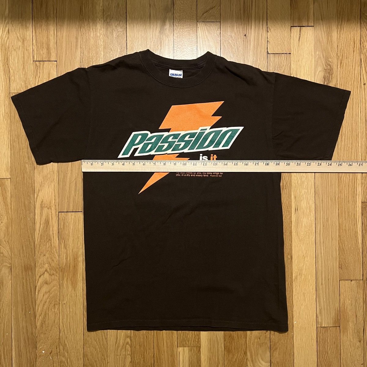 Gildan Gatorade Passion Jesus Parody Brown T Shirt Medium Size US M / EU 48-50 / 2 - 4 Thumbnail