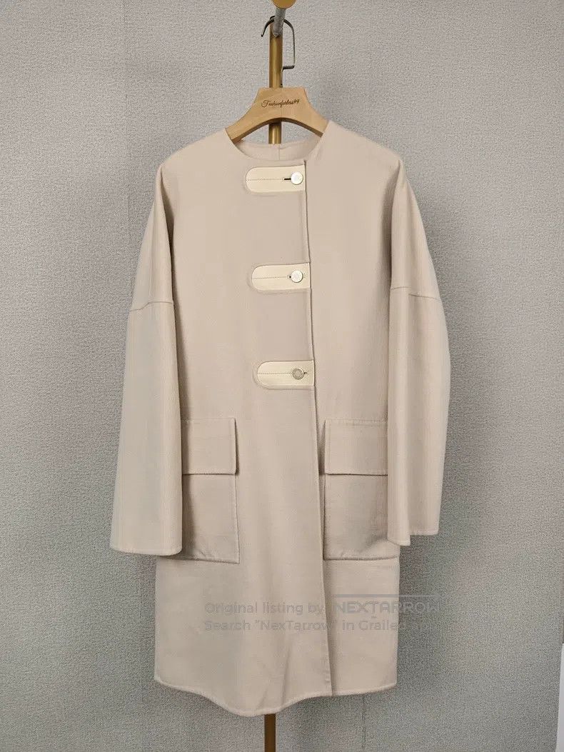 Hermes Hermes Beige Cashmere Coat Size XS / US 0-2 / IT 36-38 - 1 Thumbnail