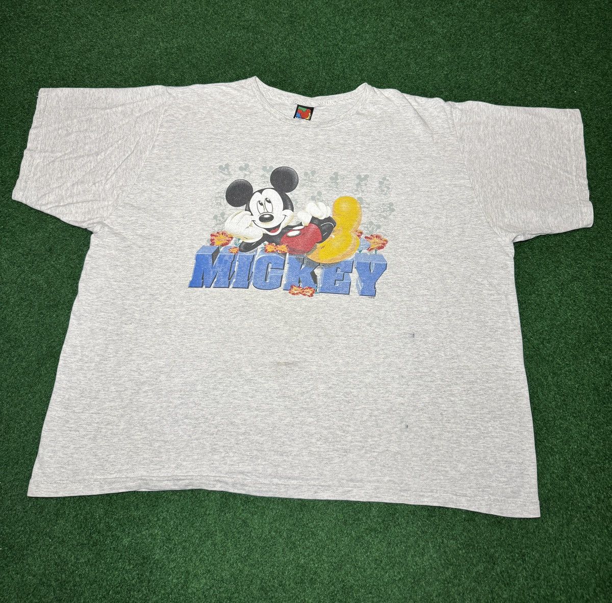 Mickey Unlimited × Vintage Vtg 90s Mickey Unlimited Mickey Mouse Boxy Disney T Shirt Size 3XL / US 20-22 - 1 Thumbnail