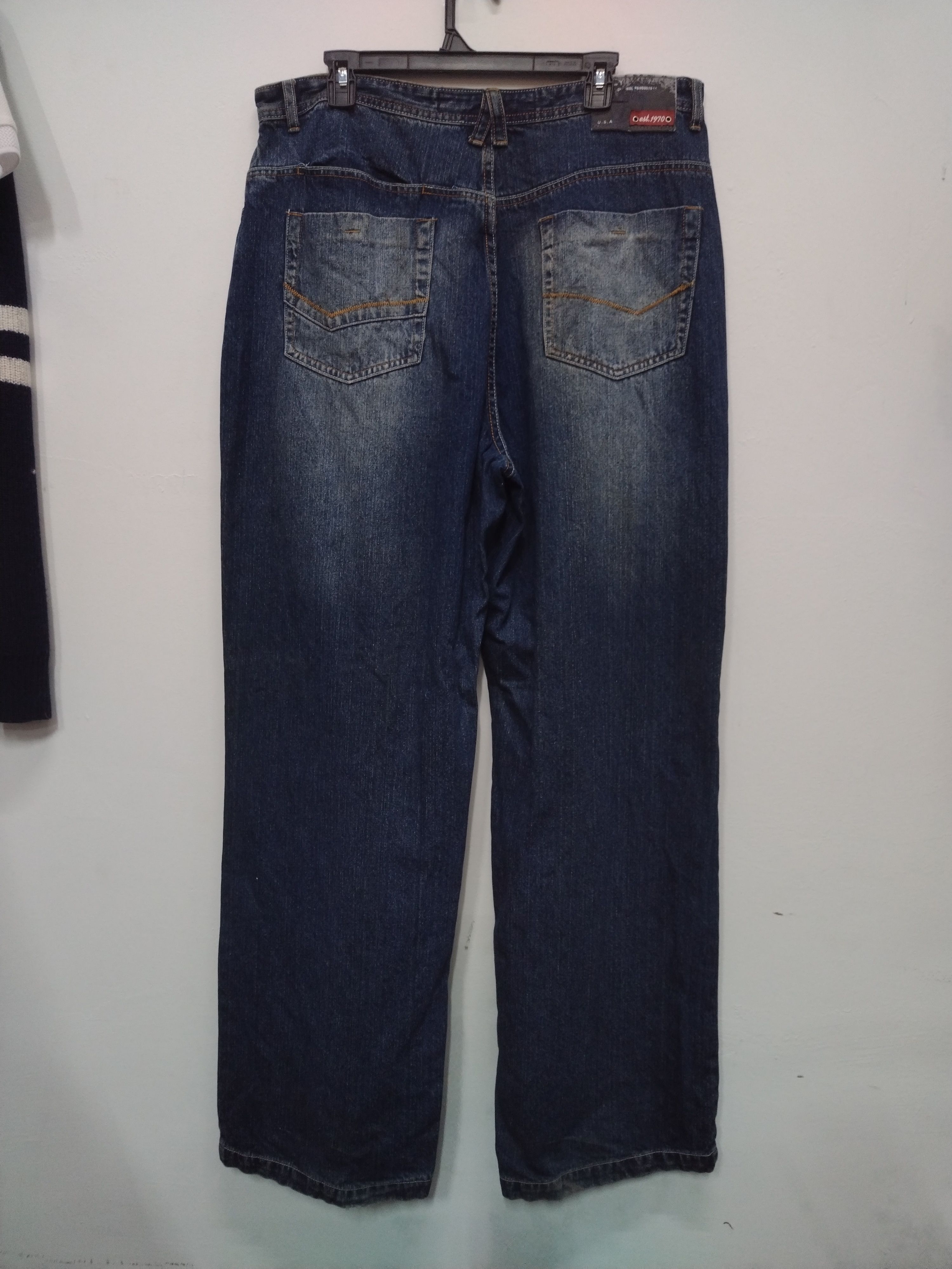Brooklyn Clothing Bklyn jeans Baggy nice design straight cut loose Size US 38 / EU 54 - 2 Thumbnail