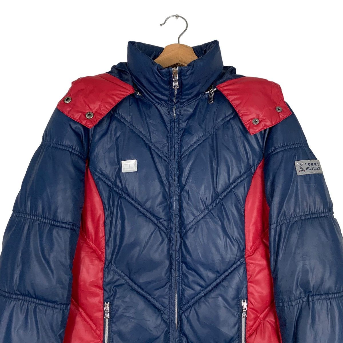Tommy Hilfiger TOMMY HILFIGER Hooded Puffer Jacket / Down Jacket #0348-C16 Size US S / EU 44-46 / 1 - 3 Thumbnail