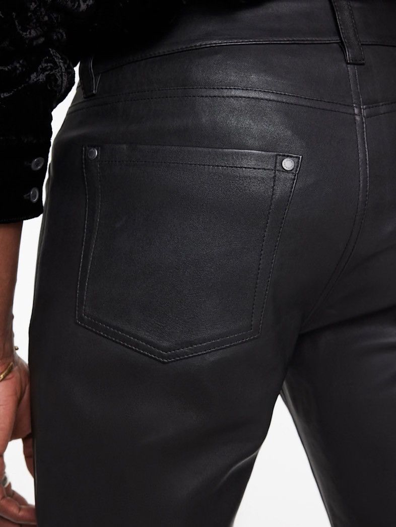 John Varvatos The Rocker Leather Pants. Size 30 Size US 30 / EU 46 - 11 Thumbnail