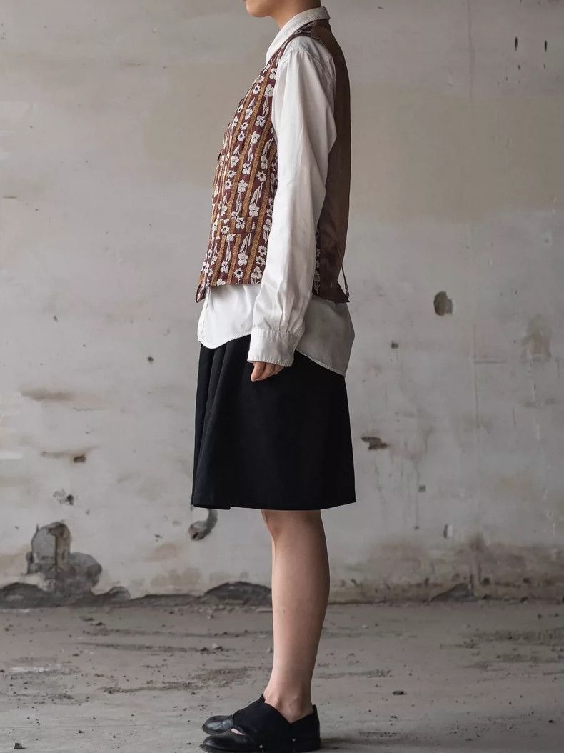 Kenzo KENZO Brown floral silk vest Size L / US 10 / IT 46 - 5 Thumbnail