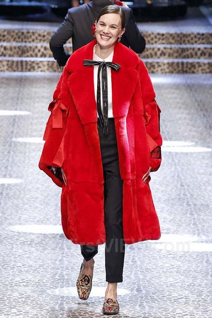 Dolce & Gabbana F/W 2017 RUNWAY RABBIT FUR COAT Size M / US 6-8 / IT 42-44 - 3 Thumbnail