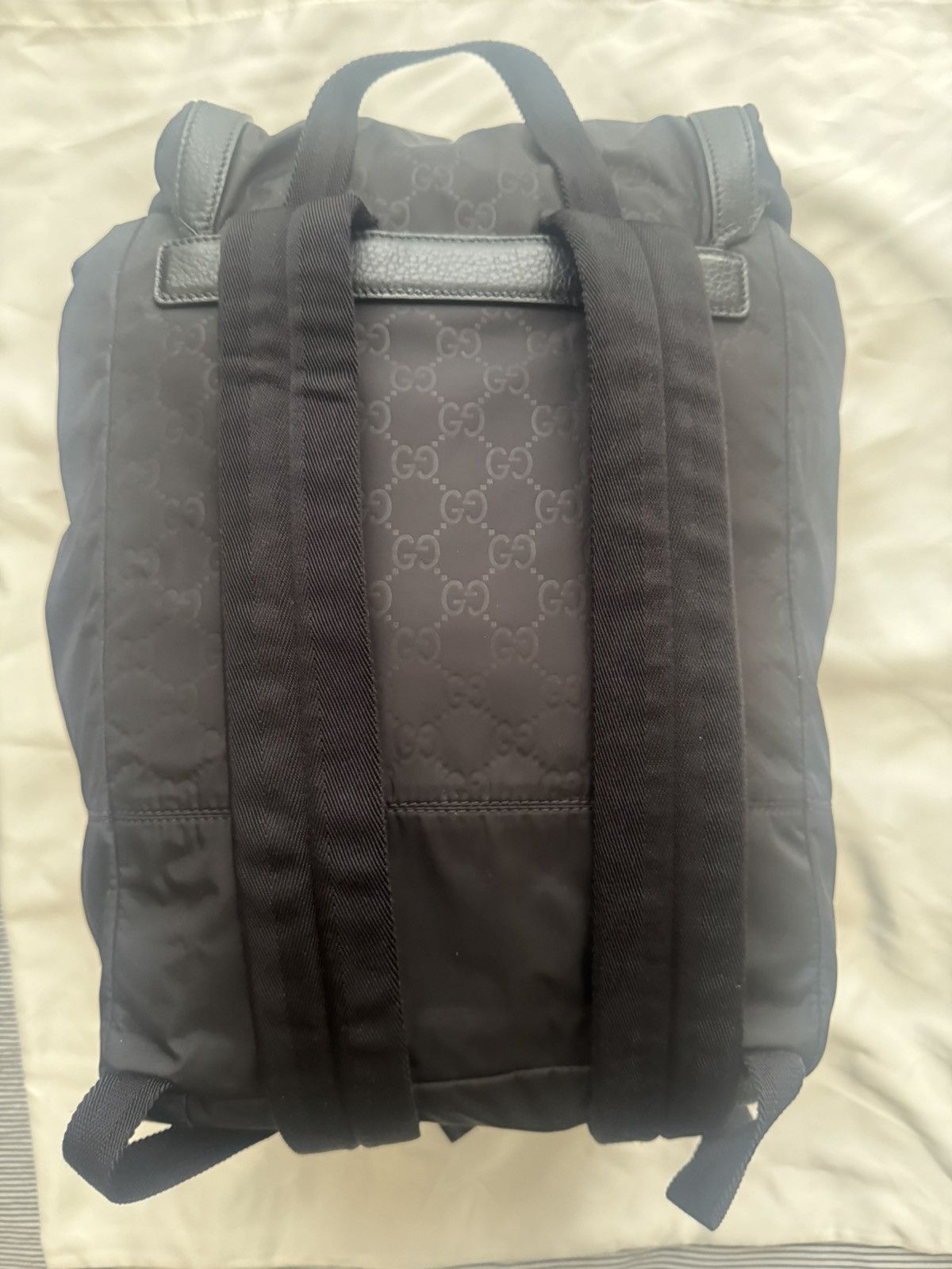 Gucci GUCCI GG NYLON MONOGRAM MEDIUM LIGHT BUCKLE BACKPACK Size ONE SIZE - 3 Thumbnail