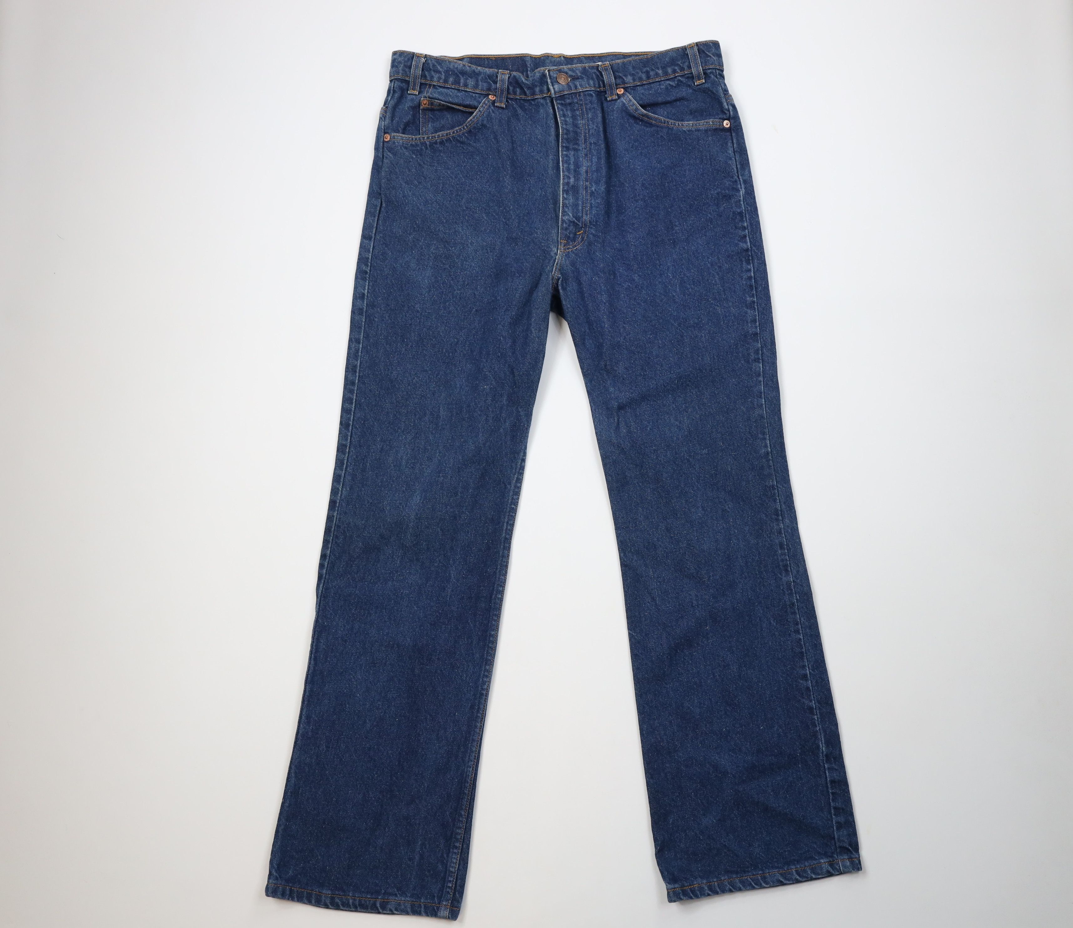 Levi's Vintage 80s 90s Levis 517 Orange Tab Wide Leg Bootcut Jeans Size US 38 / EU 54 - 1 Thumbnail