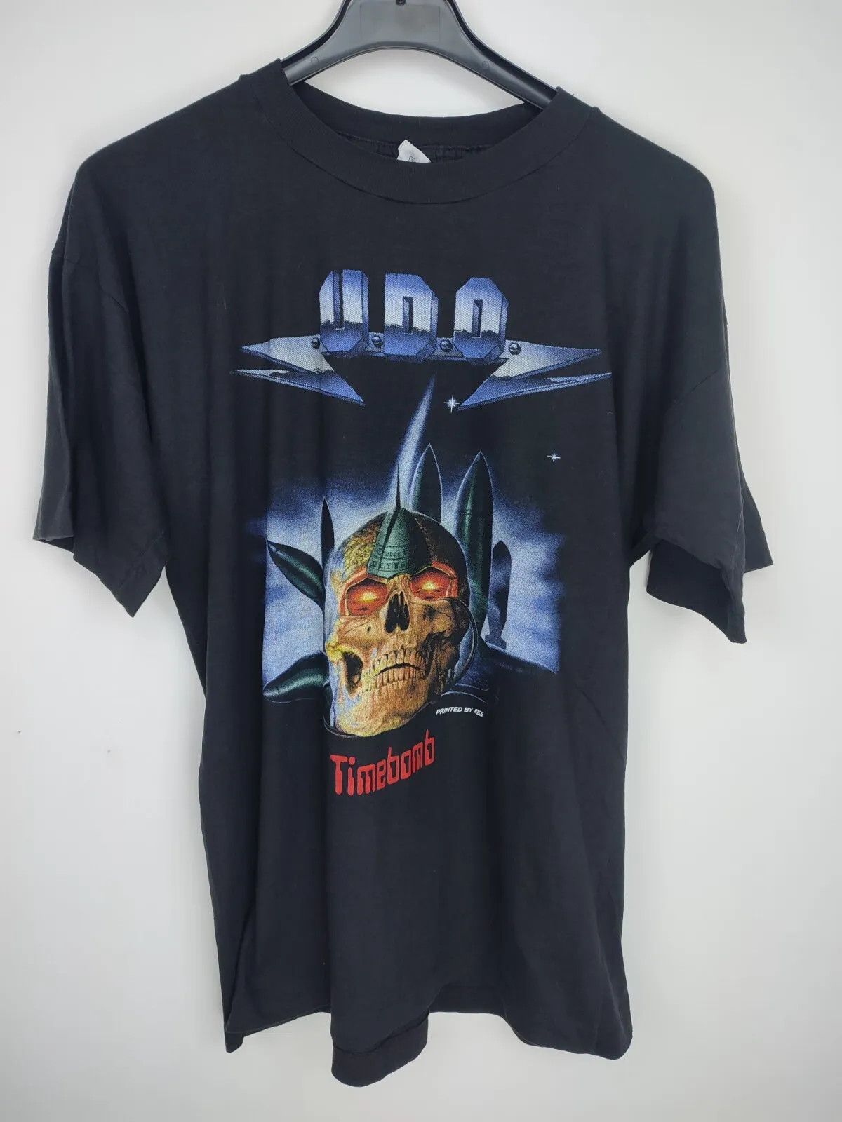 Vintage Rare vintage U.D.O. Timebomb tour 1991 t shirt Size L Size US L / EU 52-54 / 3 - 13 Thumbnail