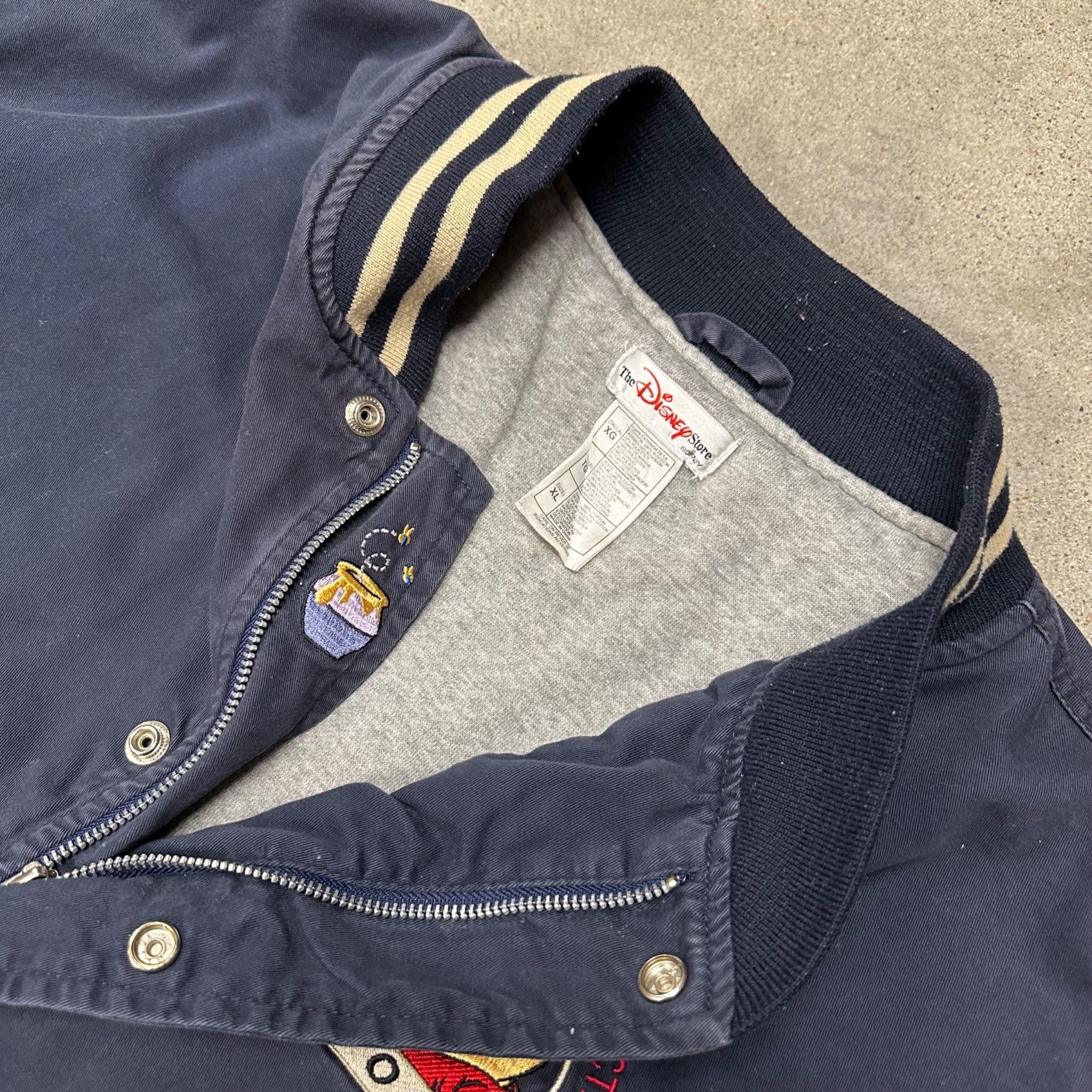 Disney × Vintage Vintage Disney Winnie The Pooh Bear Essentials Bomber Jacket Size US XL / EU 56 / 4 - 3 Thumbnail