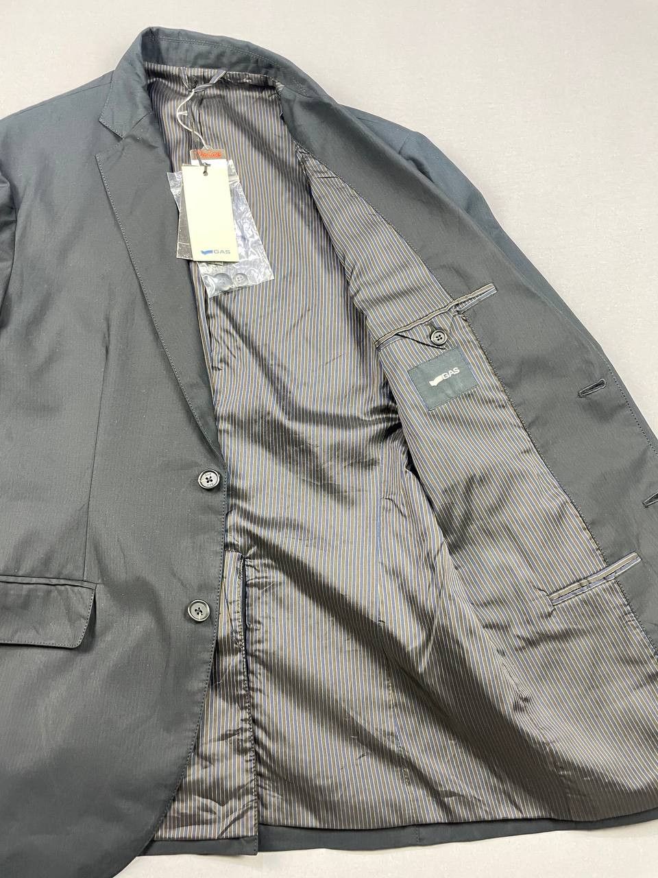 GAS GAS ITALY BLACK COTTON BLAZERS Size 38L - 9 Thumbnail