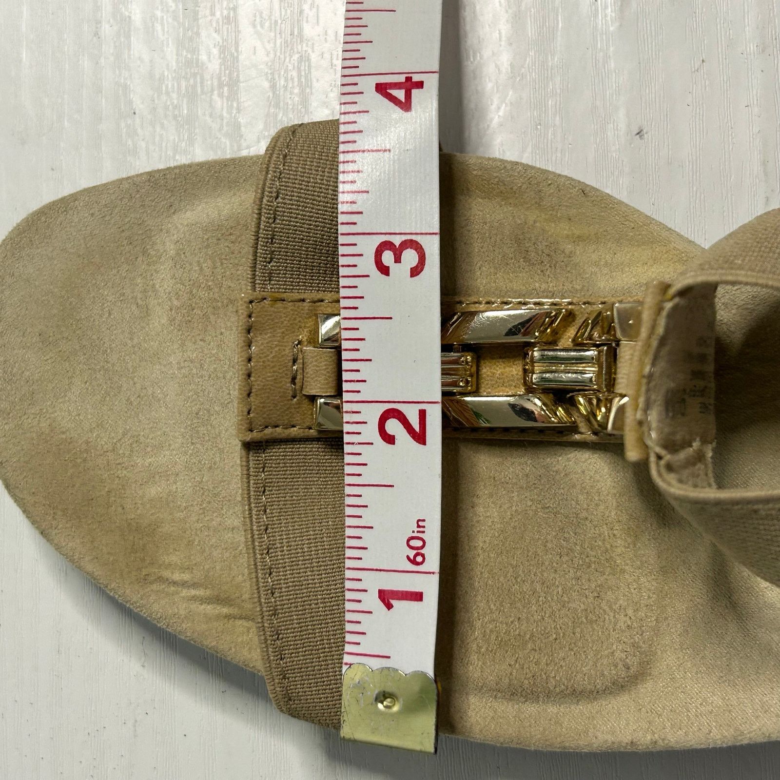 Anne Klein Anne Klein Sport iFlex Tan Wedge Sandals 9.5 Size US 9.5 / IT 39.5 - 10 Thumbnail