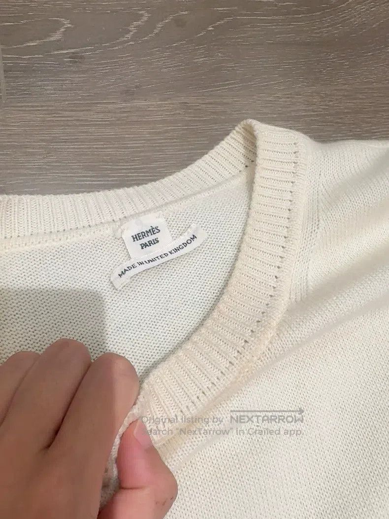 Hermes Hermes White cashmere dress Size XXS / US 00 / IT 34 - 2 Thumbnail