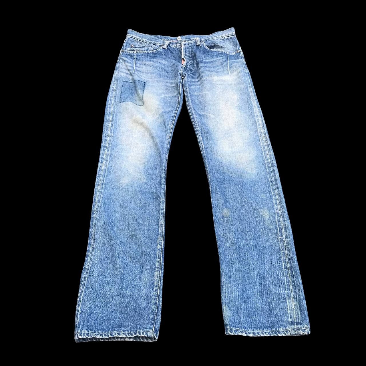 Denime × Japanese Brand × Toyo Enterprises Avoid Japan Selvedged redline Stonewash faded kapital dirty Size US 29 - 13 Thumbnail