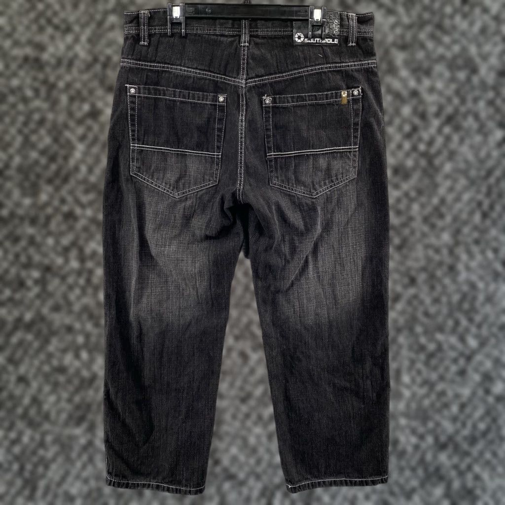 VINTAGE Southpole Jeans Men 38 Waist Baggy Wide-Leg Denim 90s Y2K