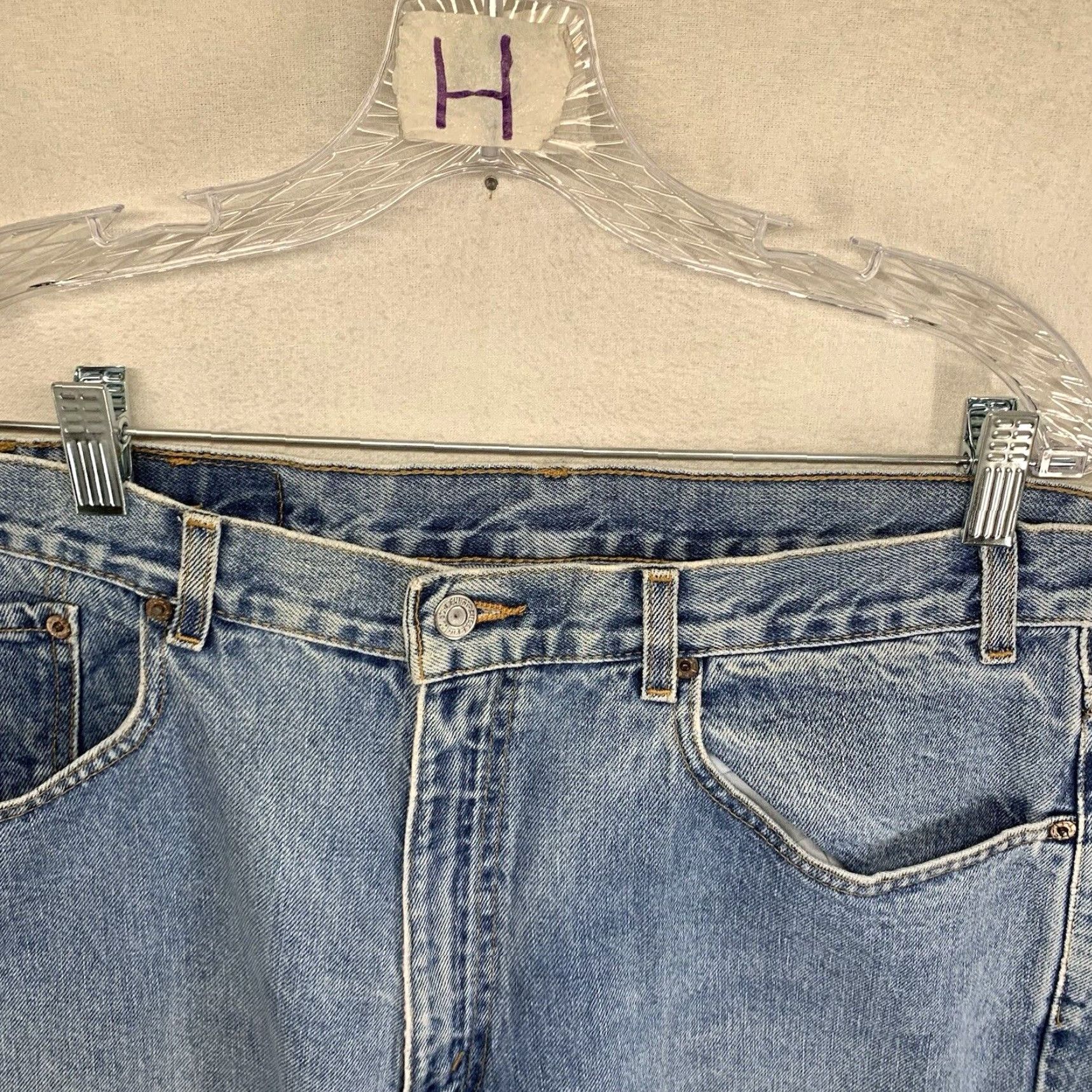 Levi's VINTAGE Levi's 550 Jeans Men’s 38x32 Relaxed Fit Tapered Blue Denim 90s Americana Size US 38 / EU 54 - 3 Thumbnail