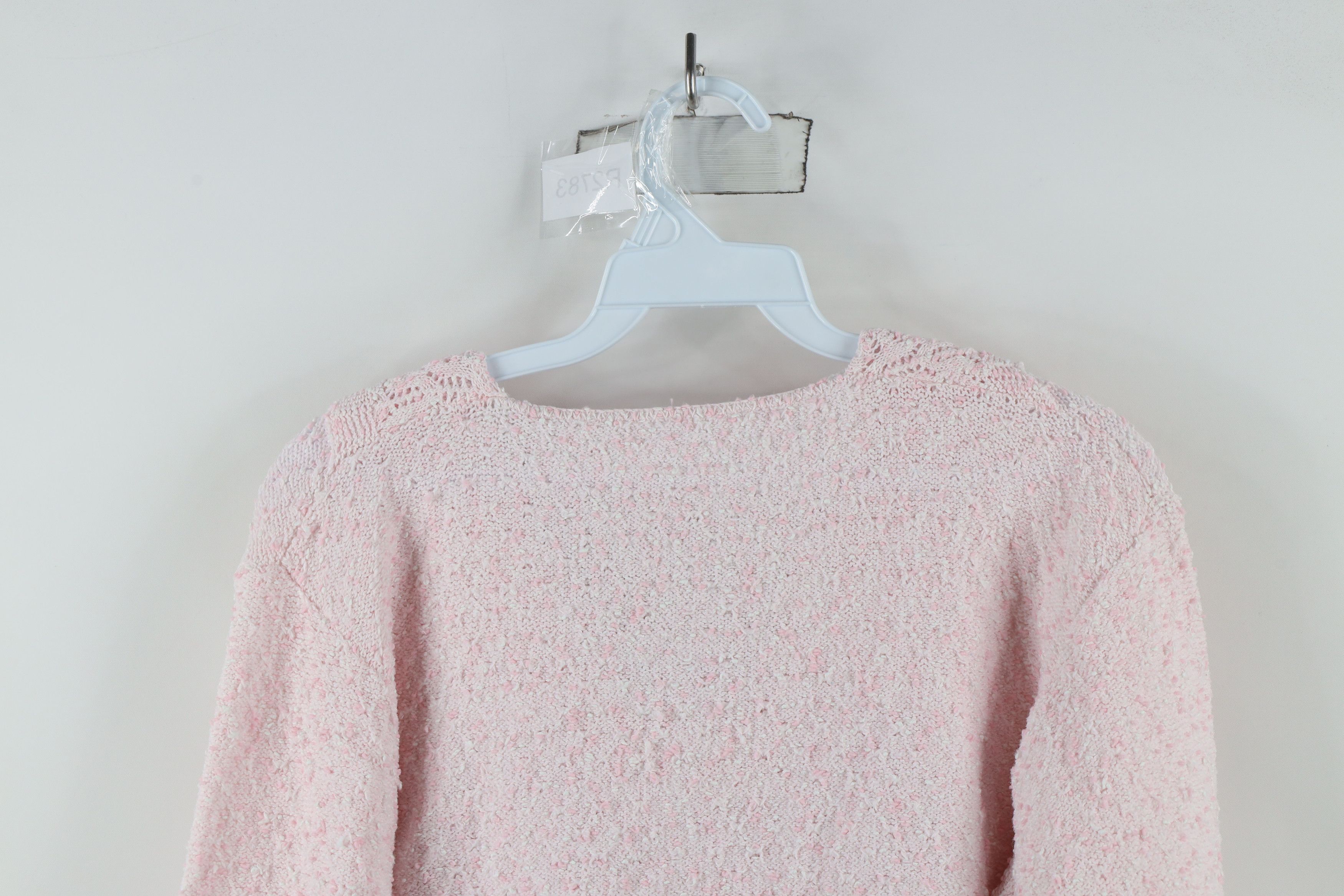 Vintage Vintage 90s Streetwear Textured Frill Collar Knit Sweater Size M / US 6-8 / IT 42-44 - 8 Thumbnail