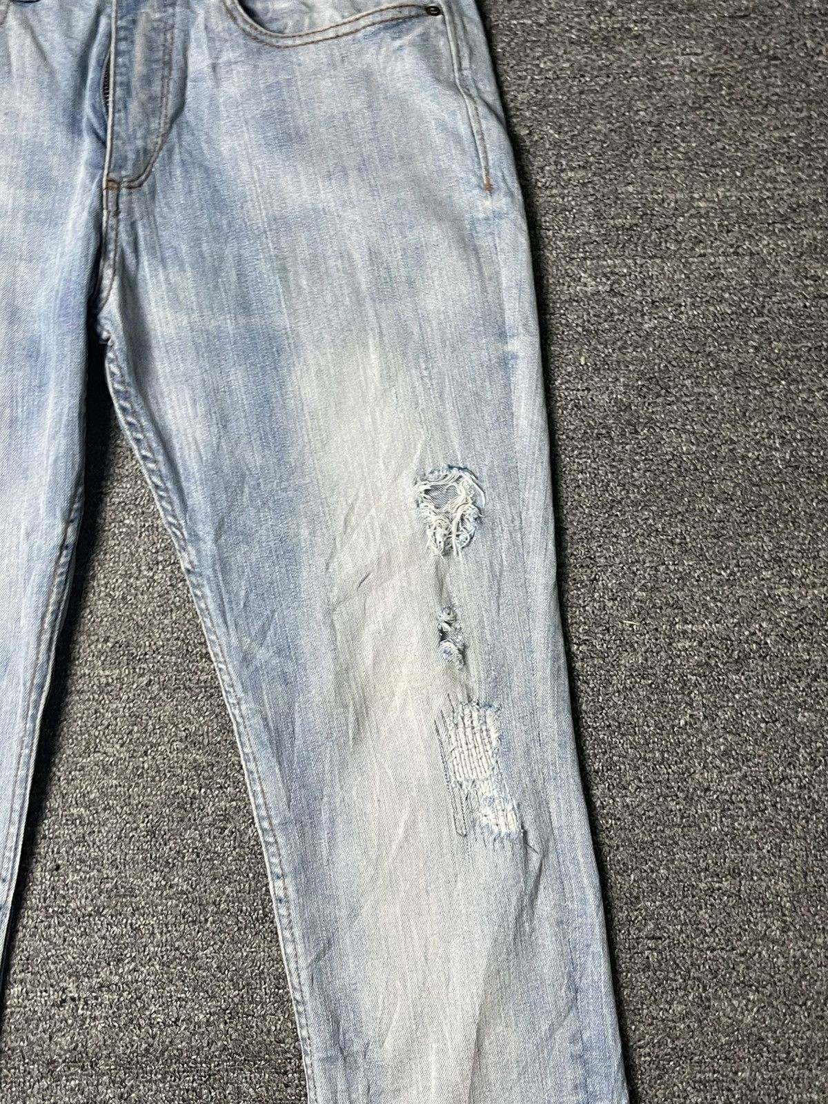 Japanese Brand × Vintage × semanticdesign Vintage SEMANTIC DESIGN Ripped Jeans (91) Size US 30 / EU 46 - 3 Thumbnail