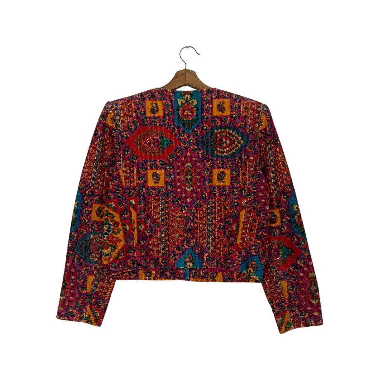 Ungaro Paris 90's UNGARO Tapestry Jacquard Pattern Jacket #2728-C123 Size S / US 4 / IT 40 - 7 Thumbnail