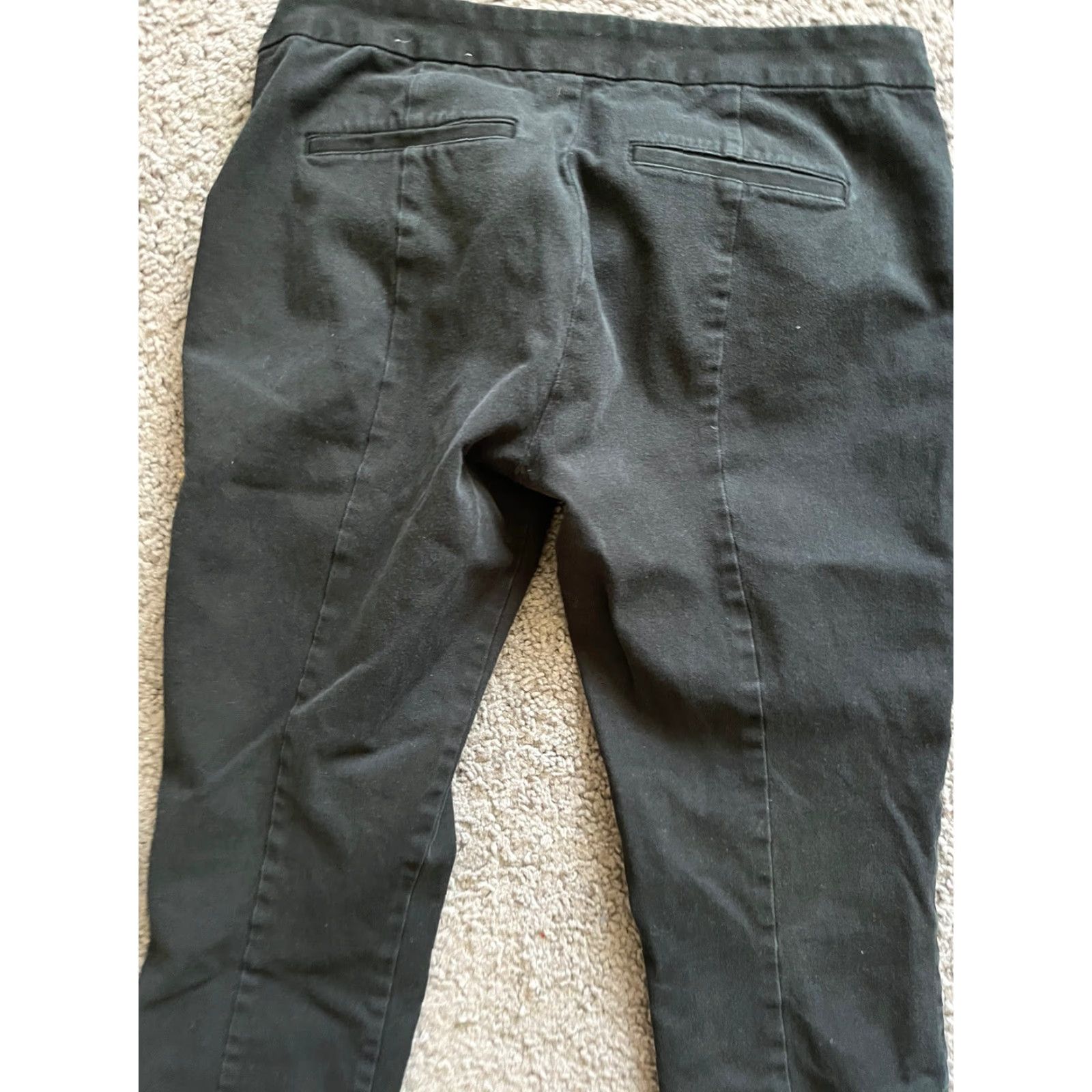 Gap Gap Ultra Skinny Crop Pants Women's Black Size 6 Regular Two Way Stretch Size 28" / US 6 / IT 42 - 4 Thumbnail