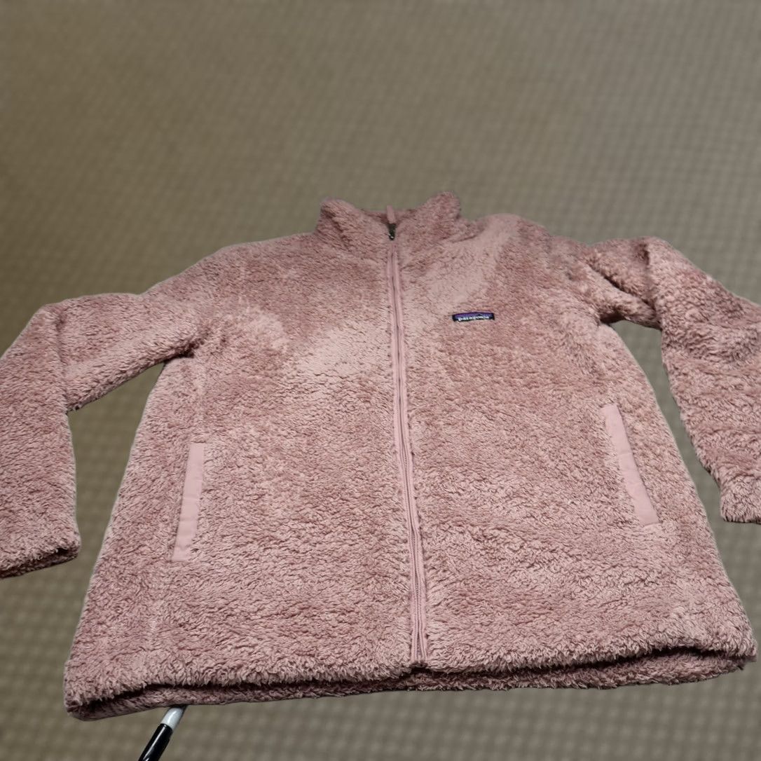 Patagonia Patagonia Los Gatos Jacket Women Large Pink Fuzzy Fleece Full Zip Outdoor Hiking Size L / US 10 / IT 46 - 1 Thumbnail