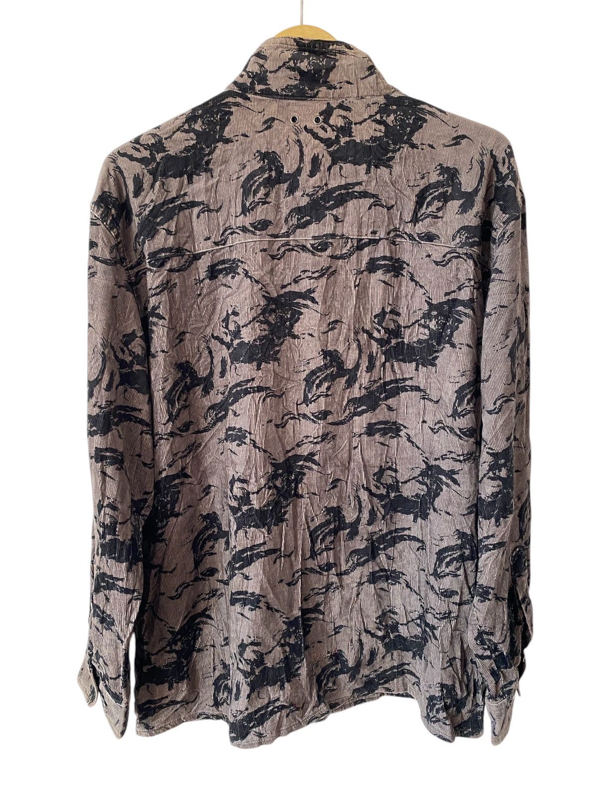 If Six Was Nine Y2k IMPALA CORDUROY ZIPPER LONG SHIRT Size US L / EU 52-54 / 3 - 7 Thumbnail