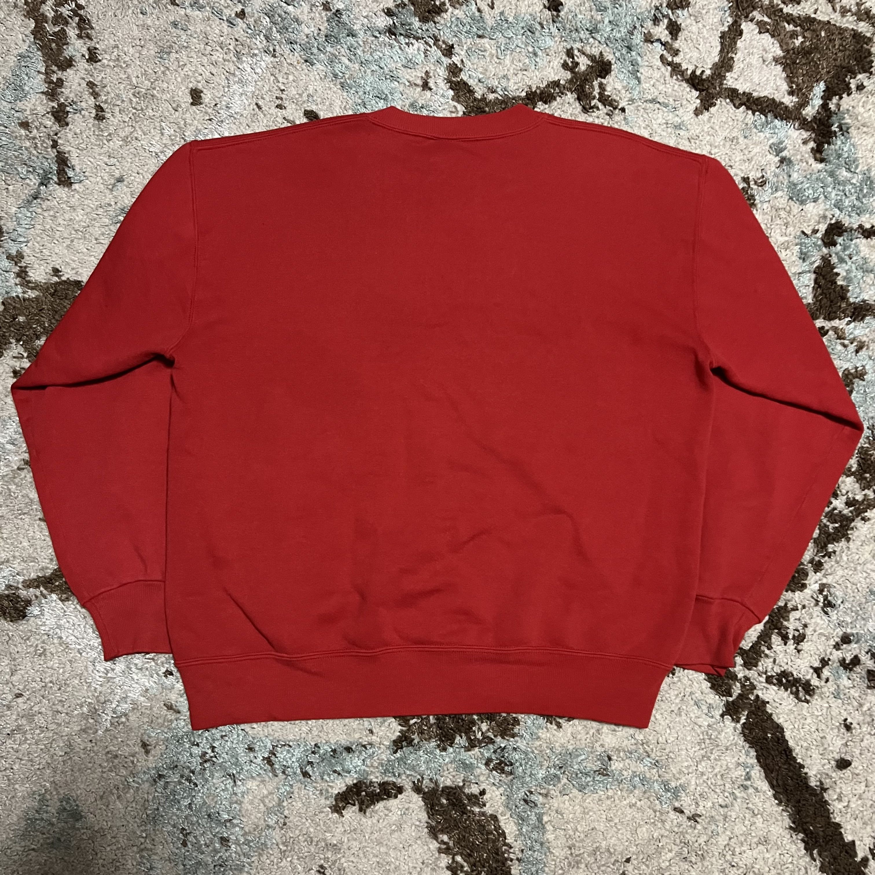 Russell Athletic × Vintage Vintage Russell Athletic Red Sweatshirt Size L Made in USA Size US L / EU 52-54 / 3 - 2 Thumbnail