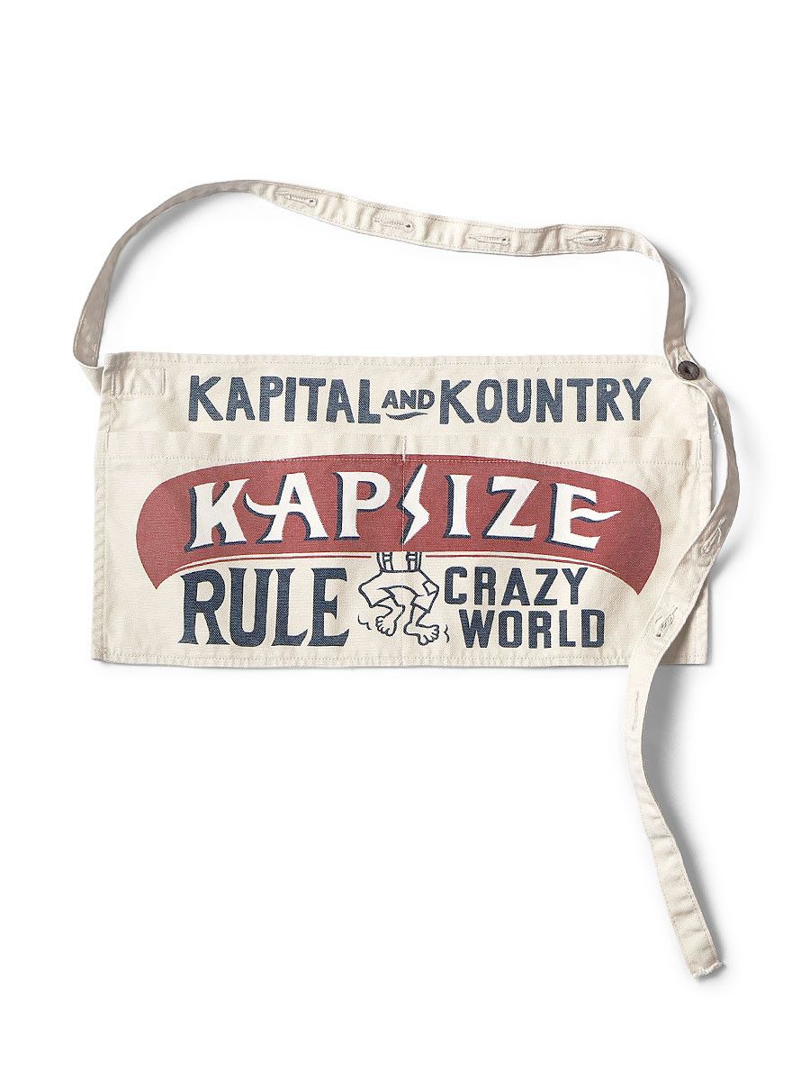Kapital Kapital Canvas Short Apron KAPSIZE RULEp Size ONE SIZE - 1 Thumbnail
