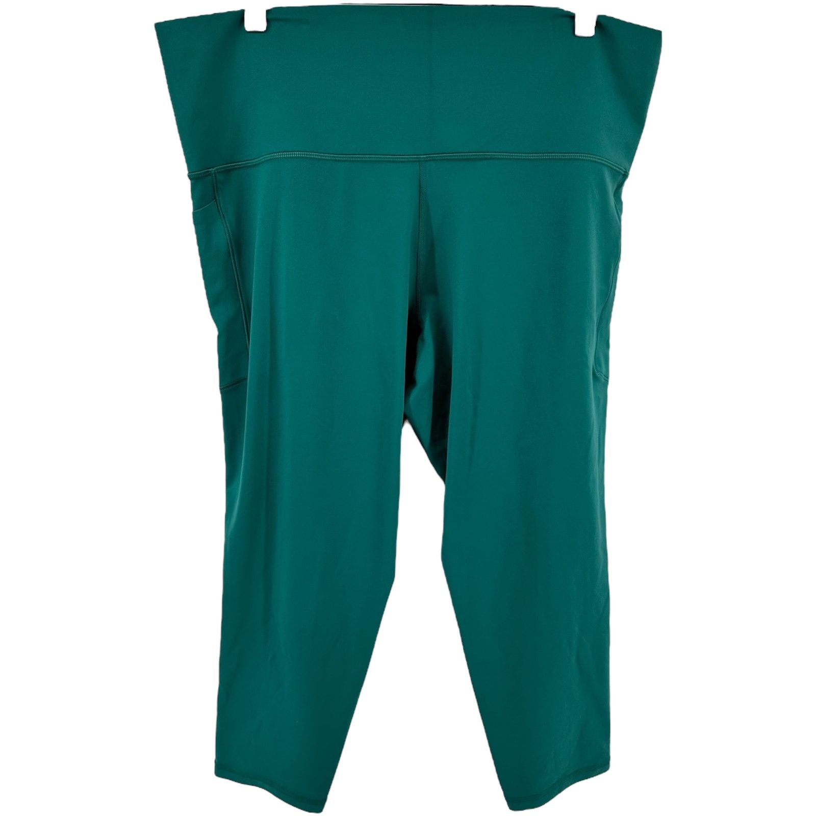 Athleta Athleta Salutation Stash 7/8 Tight UPF 50+ Emerald 2X Size 42" / US 20 - 2 Thumbnail