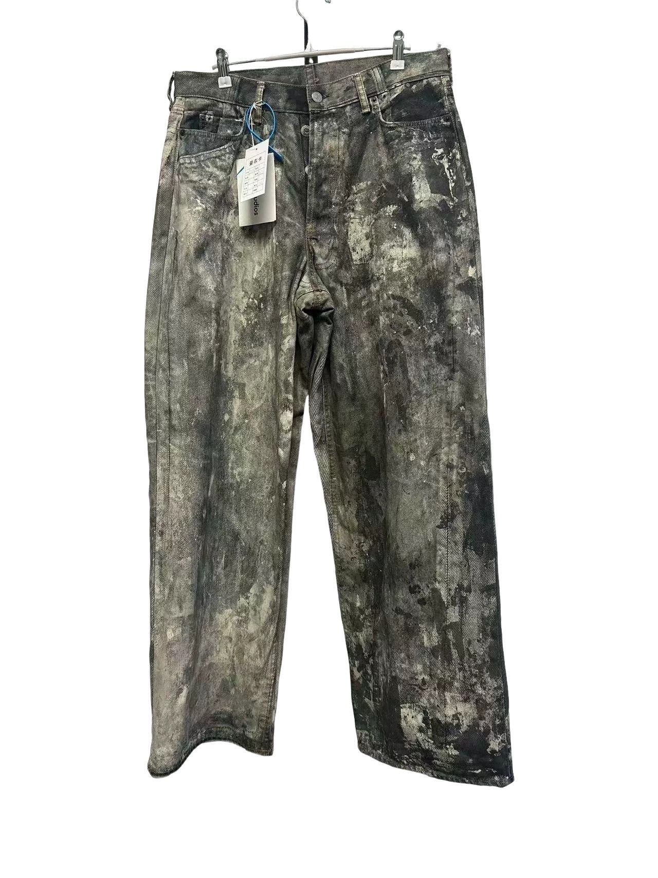 Acne Studios Acne Studios Inkjet Print Distressed Denim 50 Size US 34 / EU 50 - 1 Thumbnail