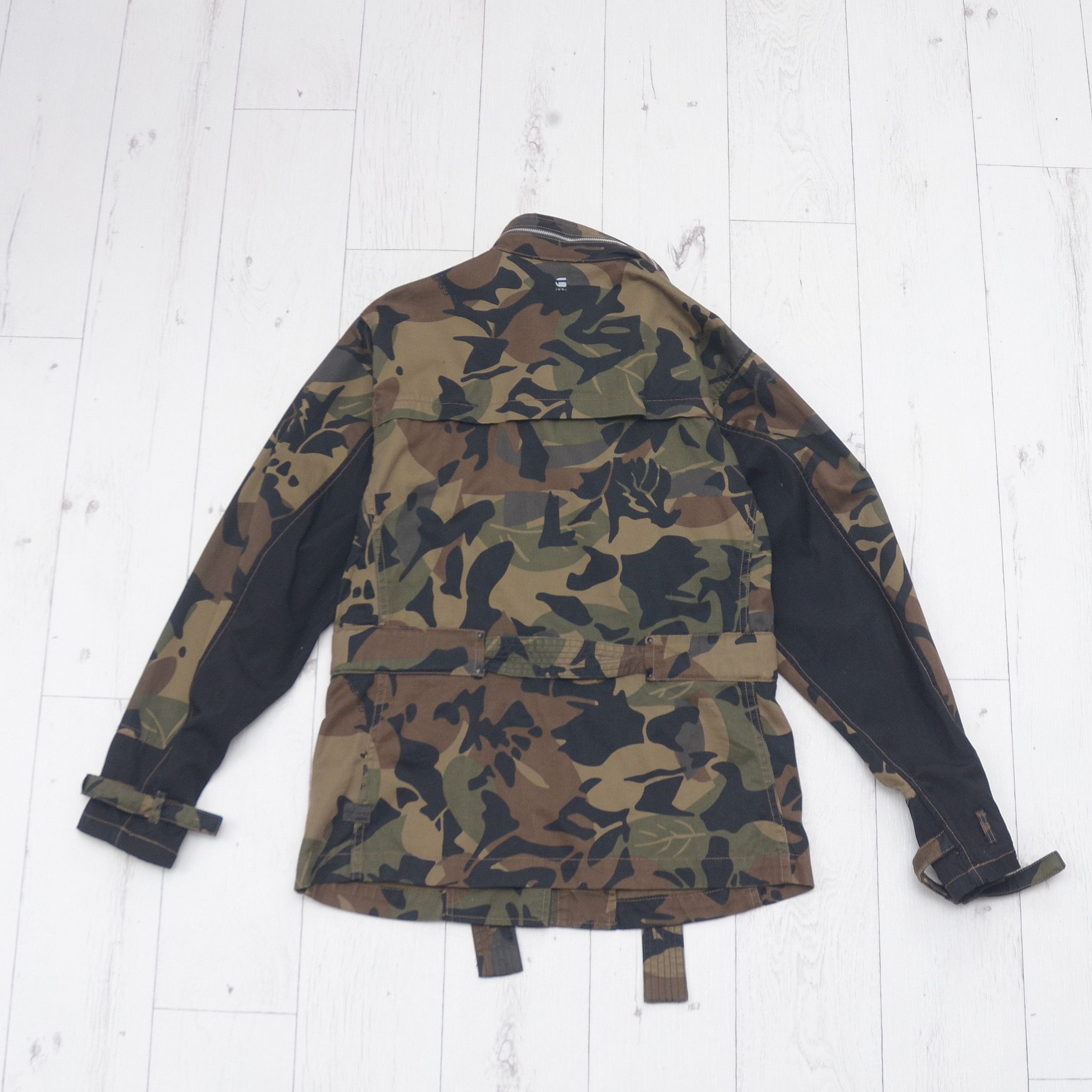 G-Star G-Star Raw Chisel Belted Field Jacket Camo Coat Militari Y2K Size S / US 4 / IT 40 - 10 Thumbnail