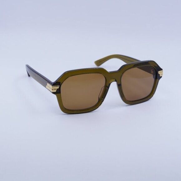 Bottega Veneta 🕶️ New Bottega Veneta BV1123S 004 Green/Brown Sunglasses Size ONE SIZE - 2 Thumbnail