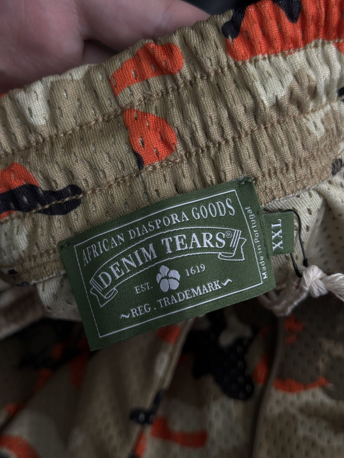 DENIM TEARS Denim Tears Mesh Summer Shorts Tan/Orange Size XXL (NEW) Size US 38 / EU 54 - 5 Thumbnail